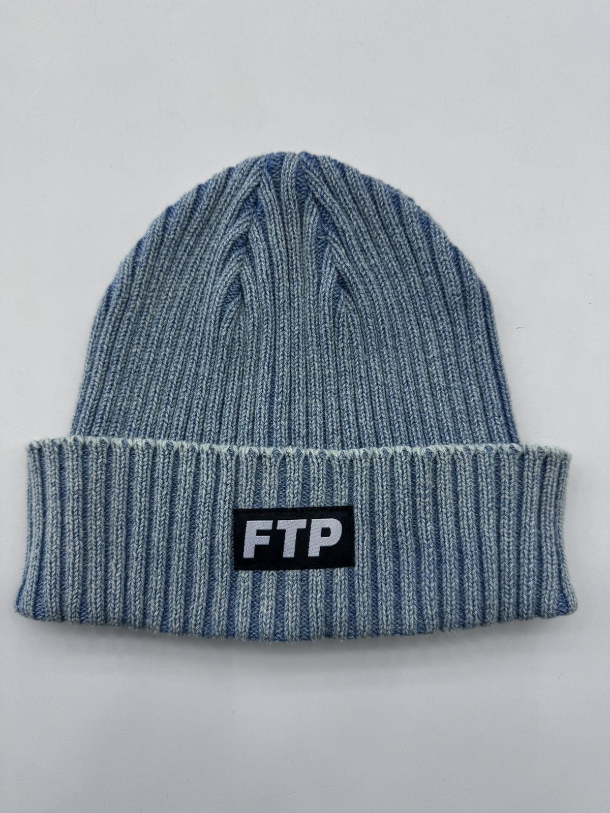 Fuck The Population FTP Beanie Denim Dye Logo Dirt Wash Size ONE SIZE - 1 Thumbnail