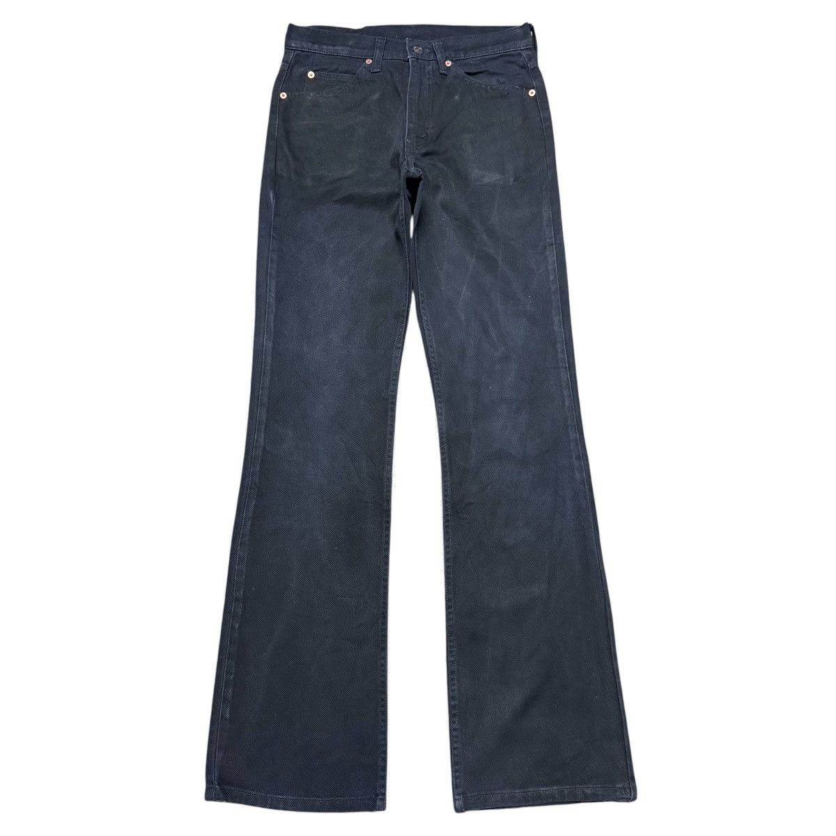Levi's Vintage Levis 517 Black Denim Flare Jeans Hedi Slimane Size US 30 / EU 46 - 1 Thumbnail