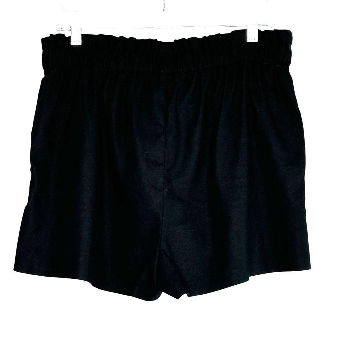 Express Express black high rise belted pleated shorts size large Size 34" / US 12 / IT 48 - 2 Thumbnail