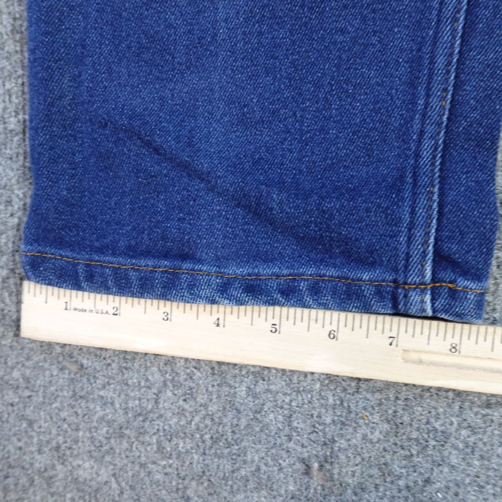 Levi's VINTAGE Levi's 515 Jeans 33 x 27 Blue USA Made Denim Solid Belt Loops Mens Jeans 515 Straight (Inseam 27) 33" Waist Blue Vintage USA Made Size US 33 - 4 Thumbnail