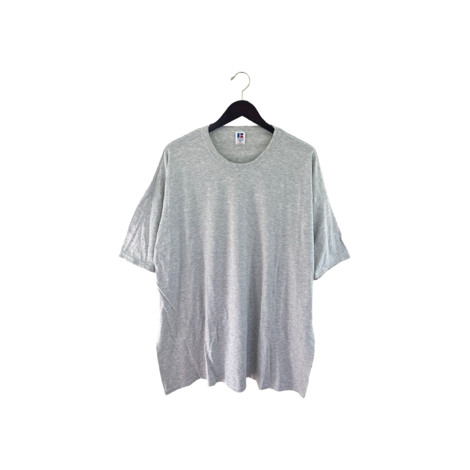 Russell Athletic VINTAGE Russell Athletic T-Shirt Mens 3XL Gray 90s Deadstock NWOT Birch Grey Cotton Blend Short Sleeve Athletic 90s Mens T-Shirt Size US XXL / EU 58 / 5 - 2 Thumbnail