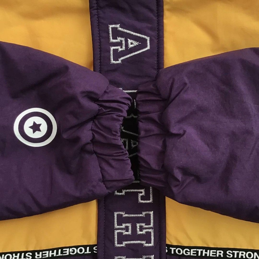 Bape BAPE Shark hoodie batting jacket a bathing ape purple yellow Size US M / EU 48-50 / 2 - 6 Thumbnail