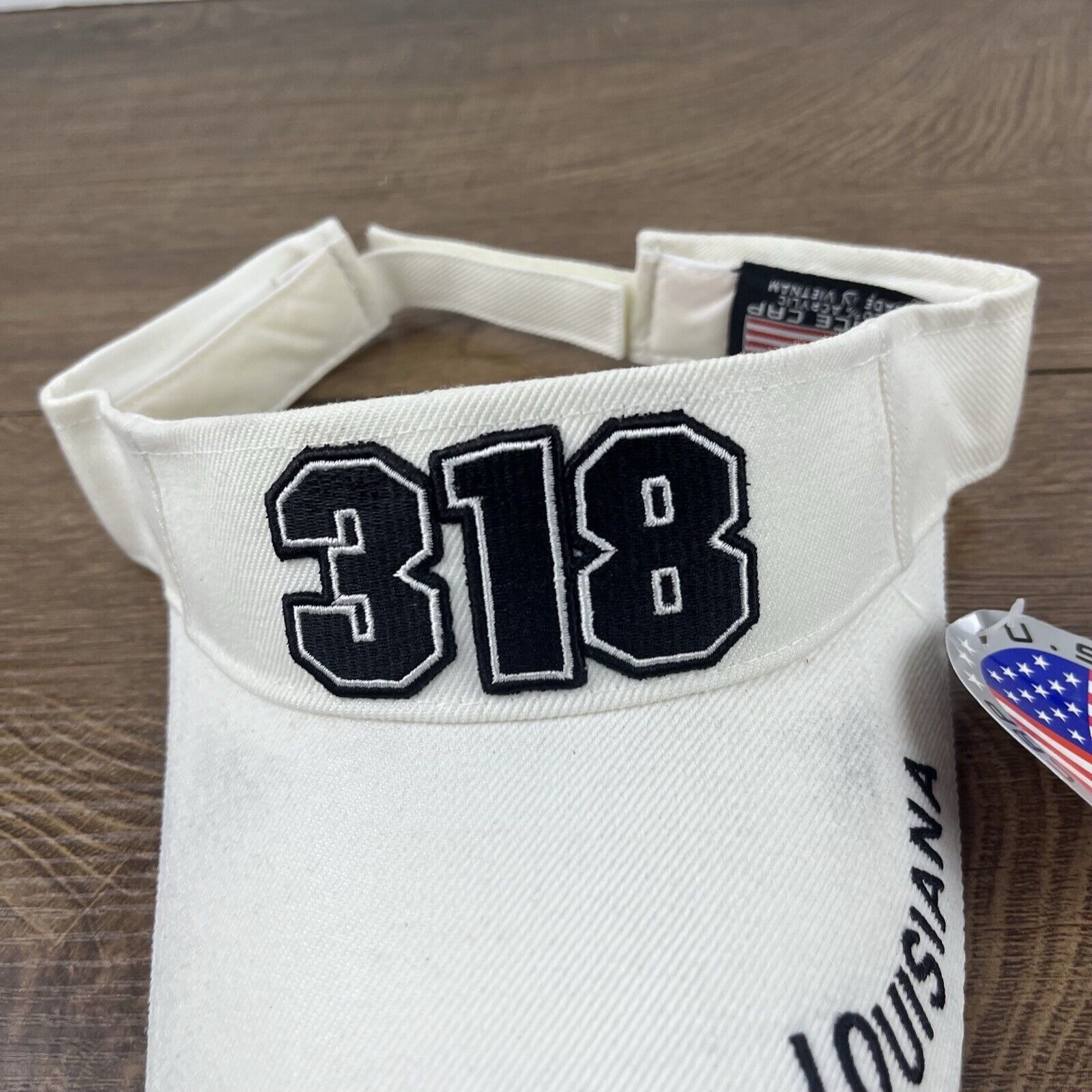 Other Louisianna 318 Visor Hat White Cap Hat 318 Adjustable Hat Wh Size ONE SIZE - 6 Thumbnail