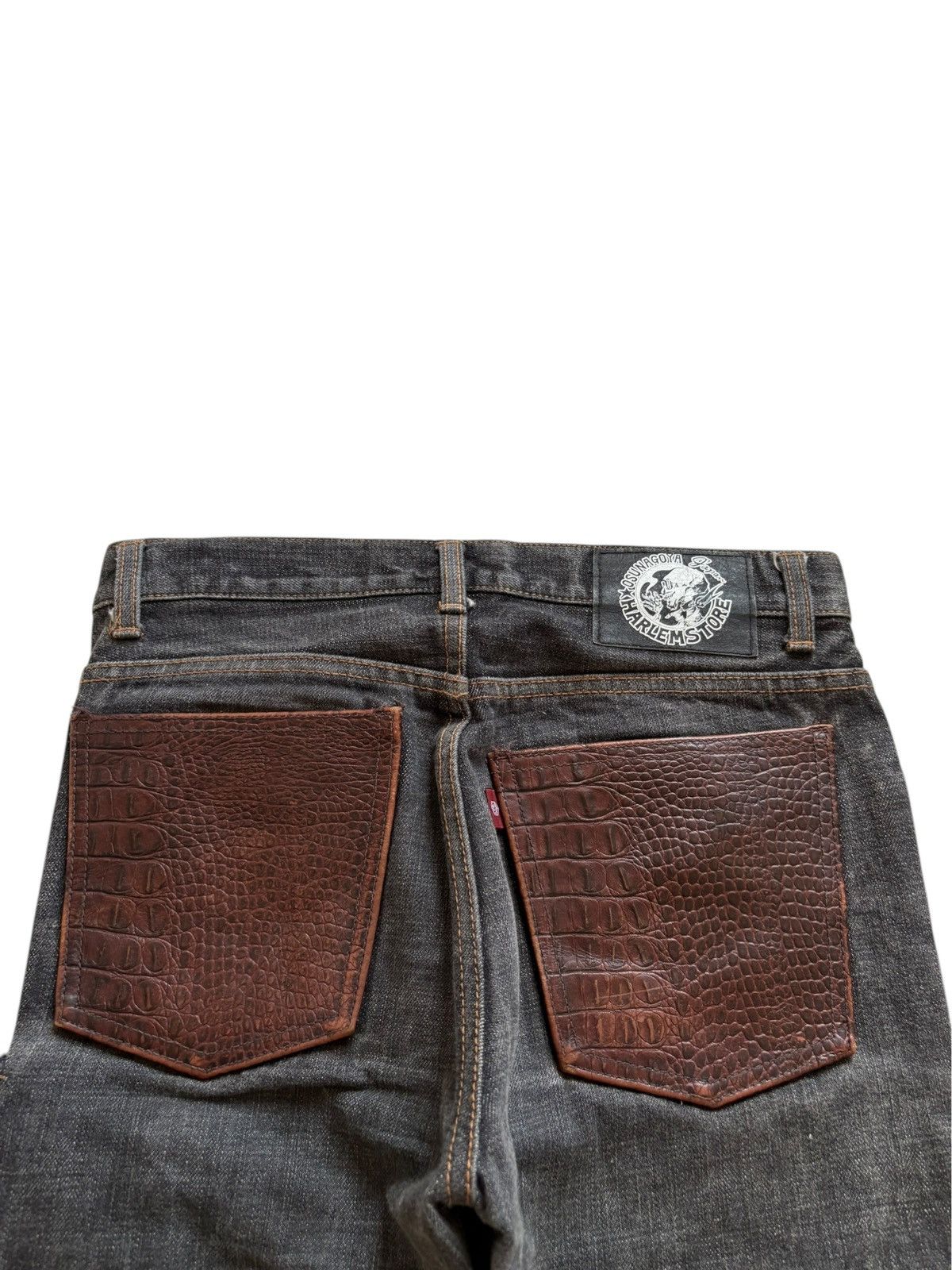 Designer × Japanese Brand Vintage Japanese Brand Cargo Faded Wash Flare Jeans Size US 29 - 8 Thumbnail