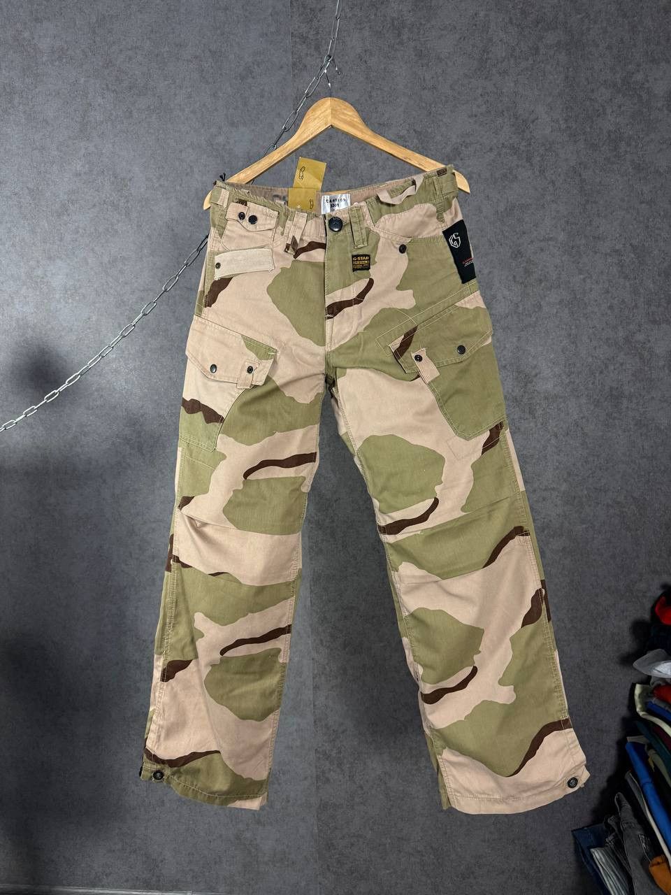 G-Star G Star camo designer vintage cargo pants Size US 30 / EU 46 - 1 Thumbnail