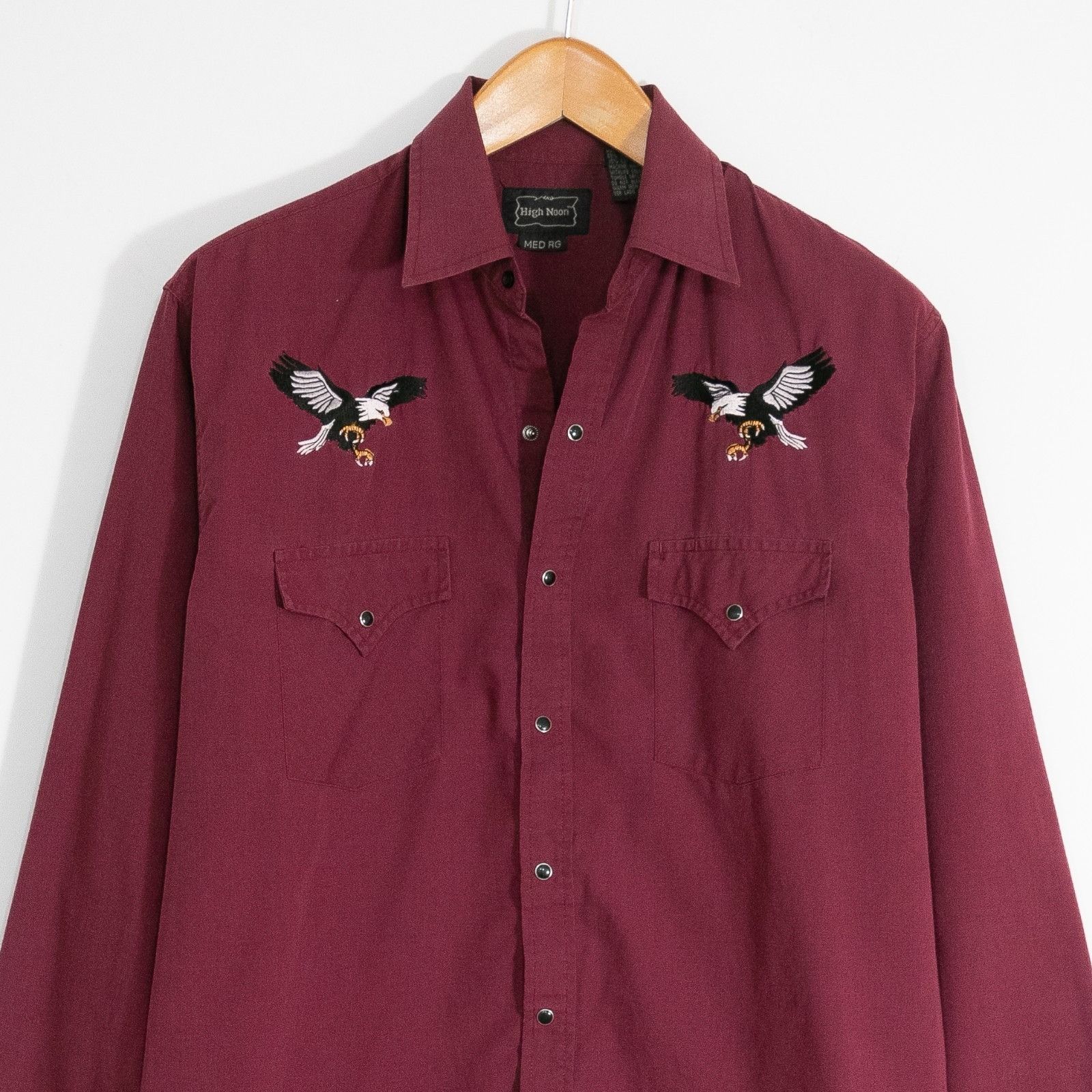 Vintage Vintage High Noon Western Pearl Snap Button Up Shirt Medium Size US M / EU 48-50 / 2 - 2 Thumbnail