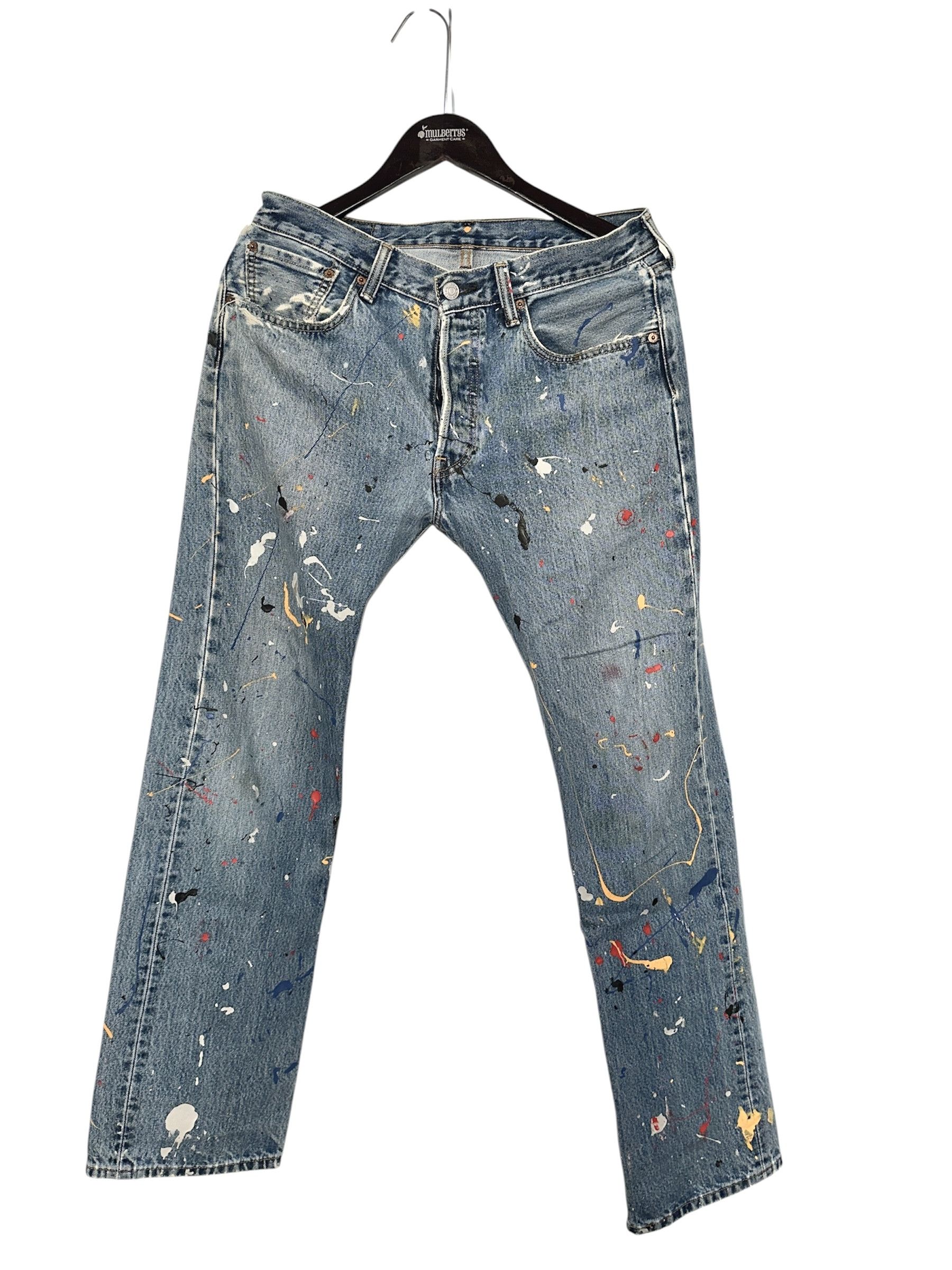 Levi's Vintage Levi's Paint Splatter Jeans Size US 32 / EU 48 - 1 Thumbnail
