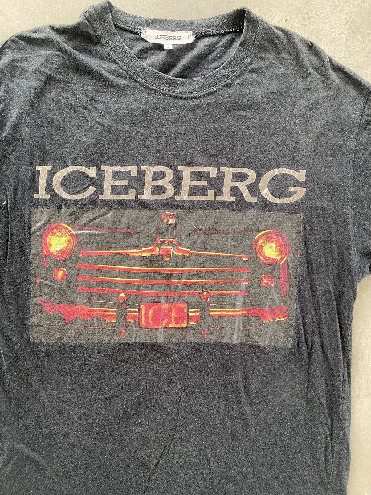 Iceberg × Vintage VINTAGE ICEBERG CAR TEE Size US L / EU 52-54 / 3 - 2 Thumbnail