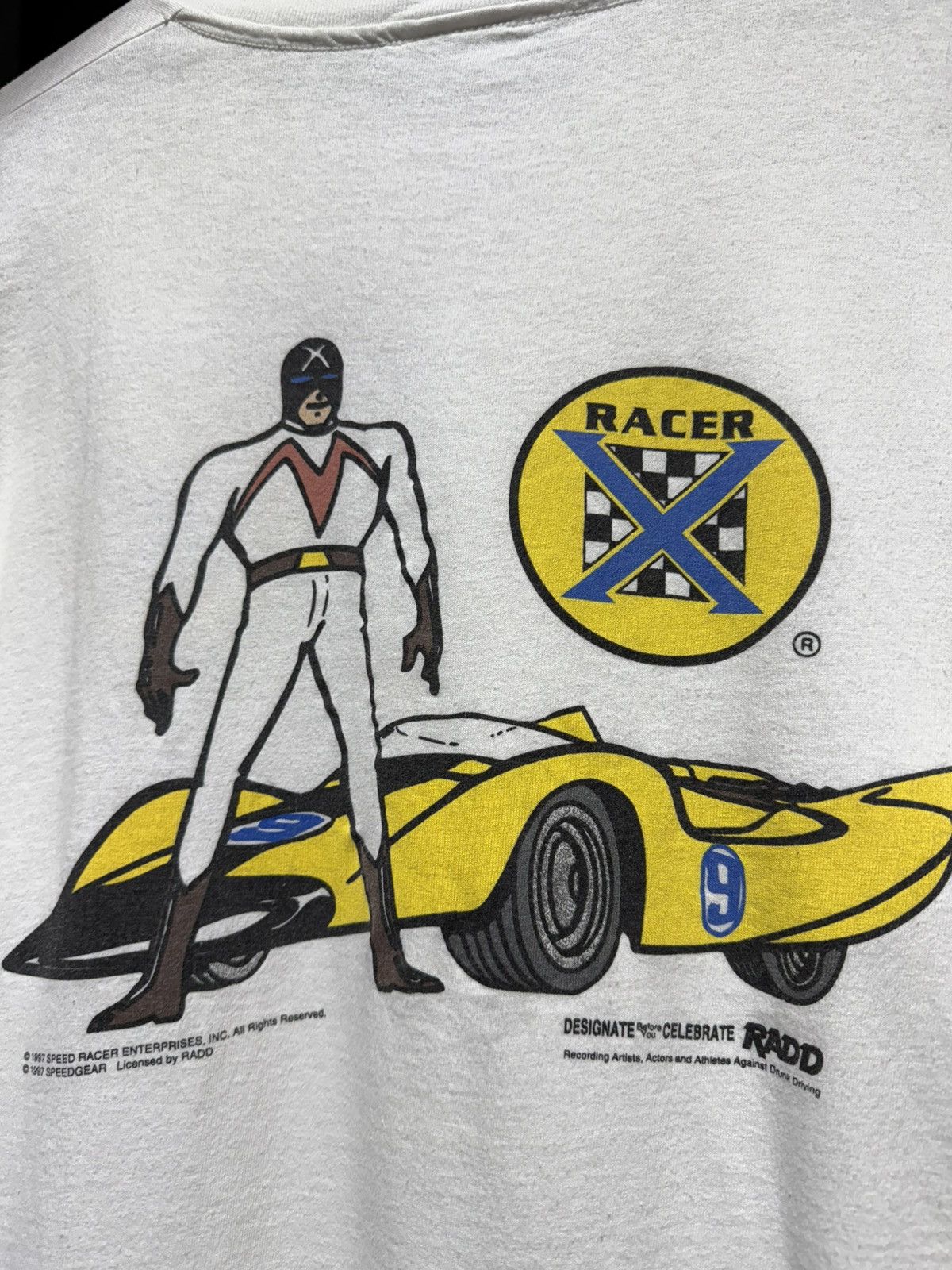 Vintage Vintage 90’s Speed Racer T-Shirt Vtg Cartoon Tee XLarge Size US XL / EU 56 / 4 - 3 Thumbnail