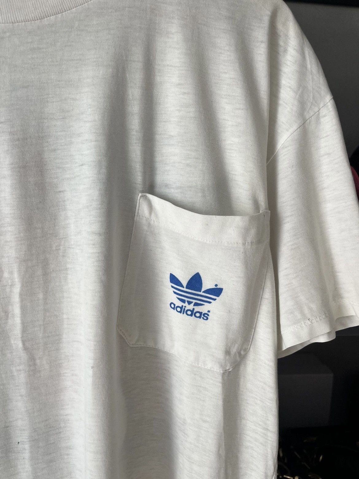 Adidas Vintage 80’s Adidas T-shirt Size US L / EU 52-54 / 3 - 2 Thumbnail