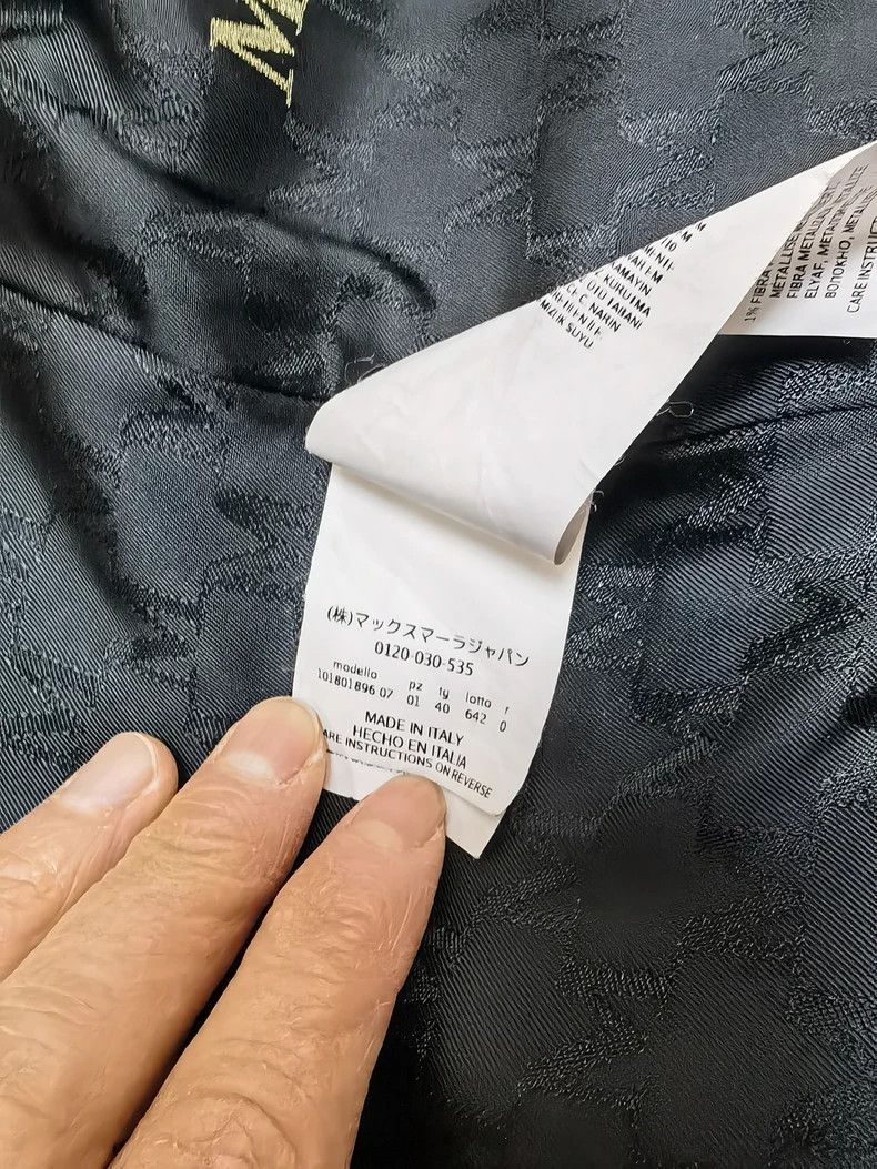 Max Mara Max Mara 101801 Black Coat Size XL / US 12-14 / IT 48-50 - 6 Thumbnail
