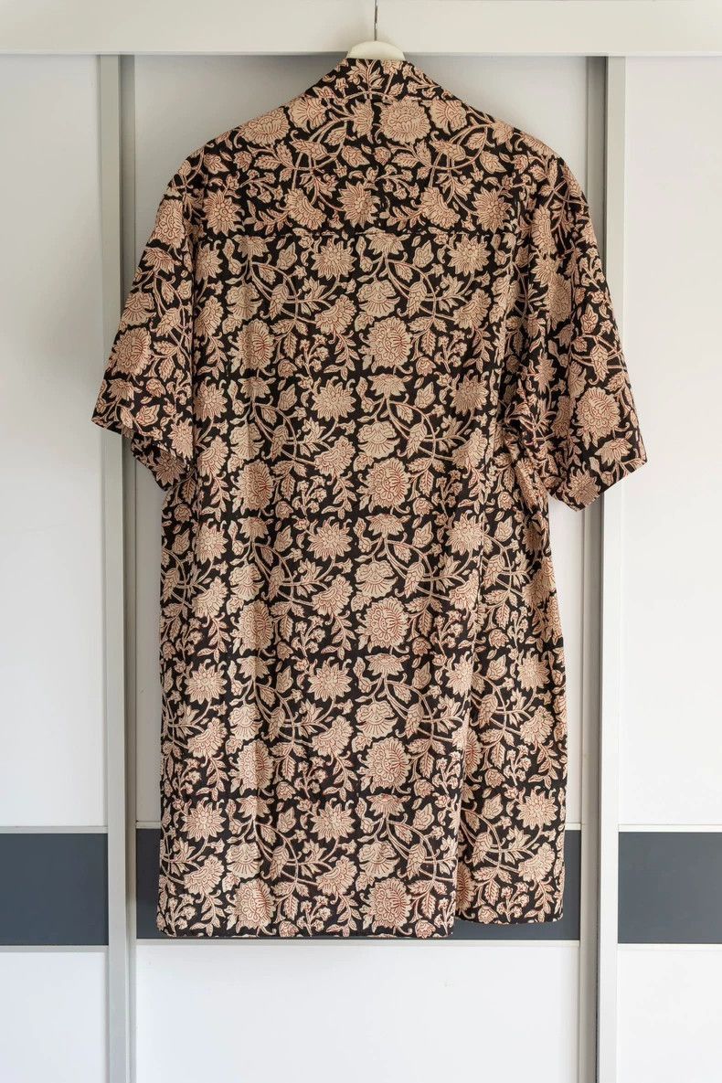 Yohji Yamamoto Yohji Yamamoto Yohji Yamamoto Floral Short Sleeve Shirt Size US L / EU 52-54 / 3 - 2 Thumbnail