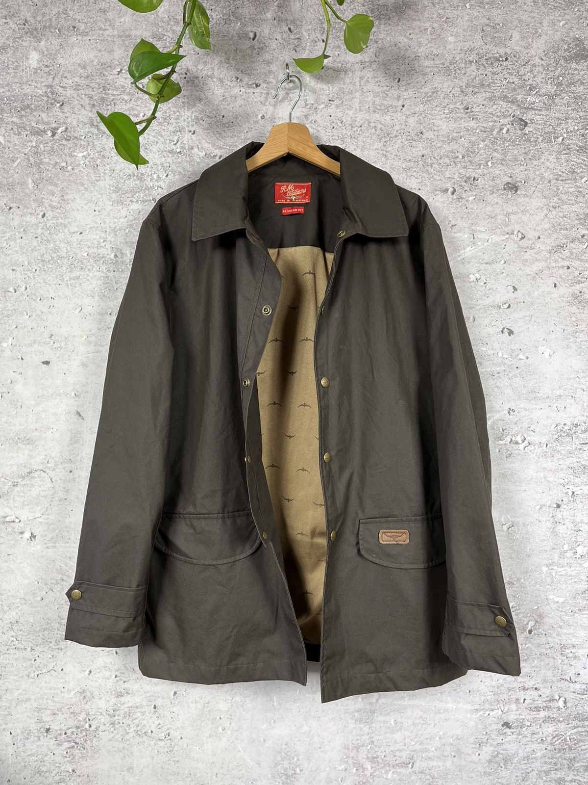 Japanese Brand R.M. Williams Vintage RM Williams Drover DrySkin Wax Oilskin Jacket JA903 Grailed