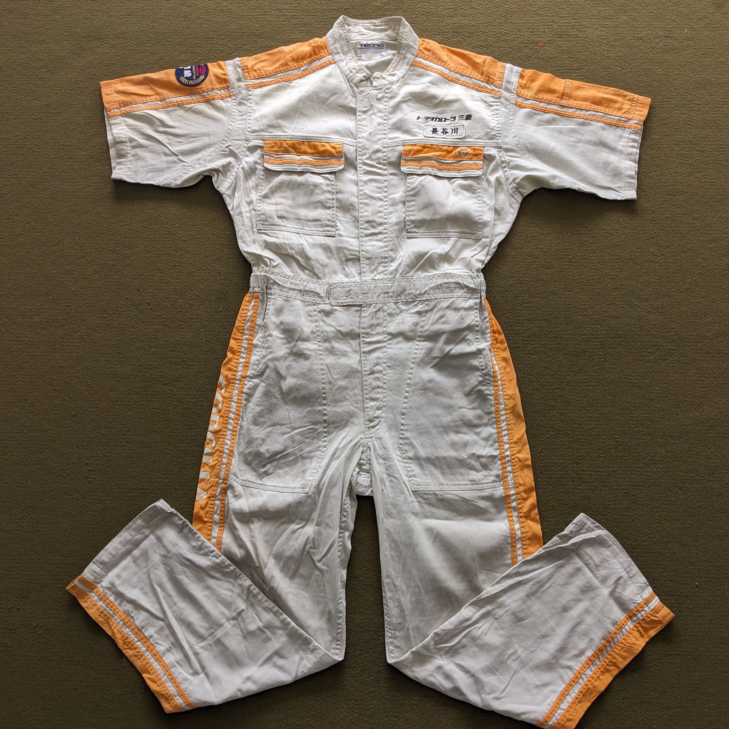 Other Vintage COROLLA TOYOTA Racing Coverall Workwear Jacket Size US XL / EU 56 / 4 - 3 Thumbnail