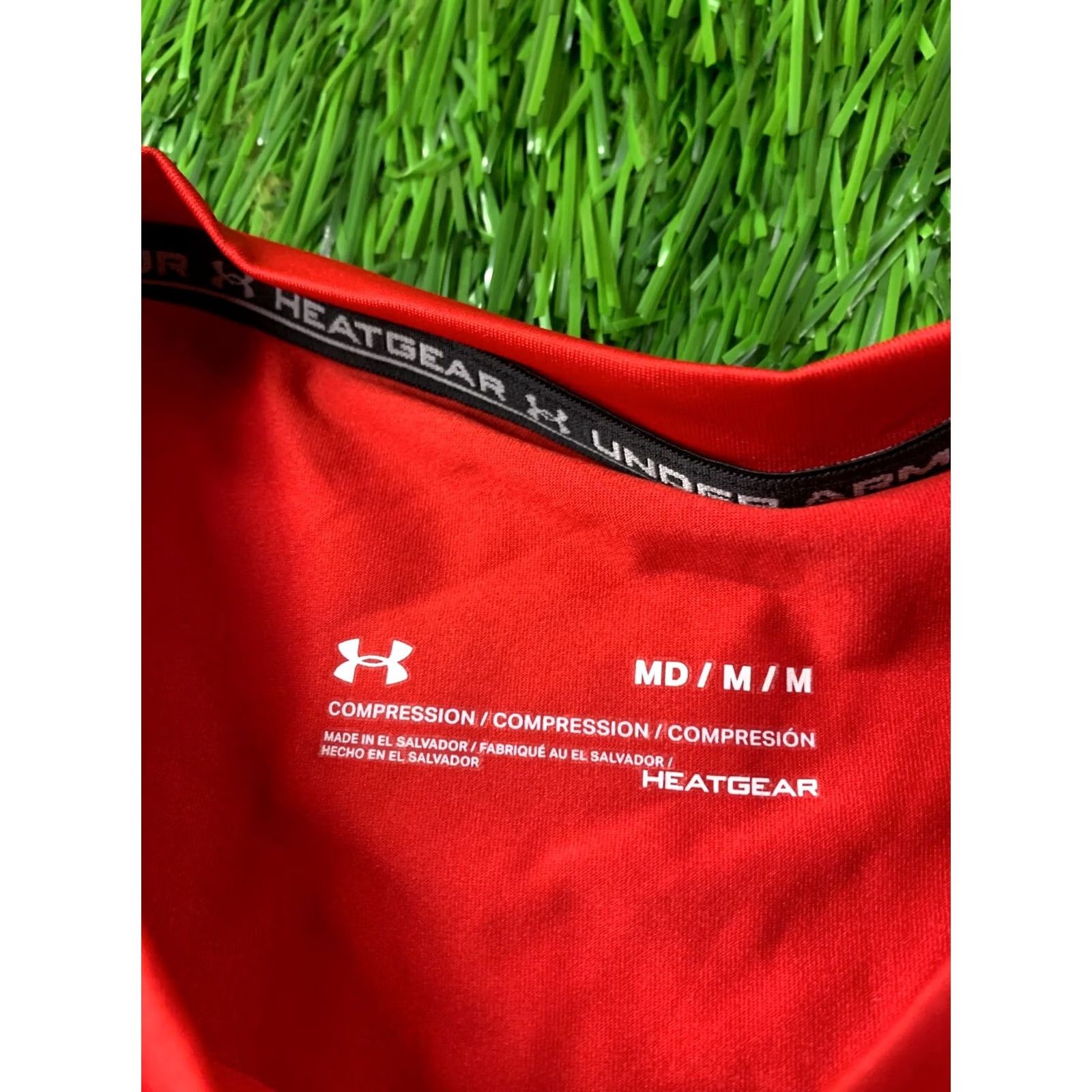 Under Armour UNDER ARMOUR HEATGEAR Shirt Men M Red 2022 Original Compression Jersey Short Sleeve Crew Neck Functional Base Layer- Men’s Size M Size US M / EU 48-50 / 2 - 5 Thumbnail