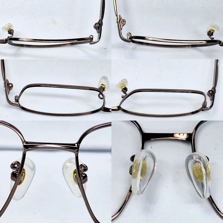 Other 2000s GALLET GA-947 Titanium Temple Metal Glasses 55mm Size ONE SIZE - 7 Thumbnail