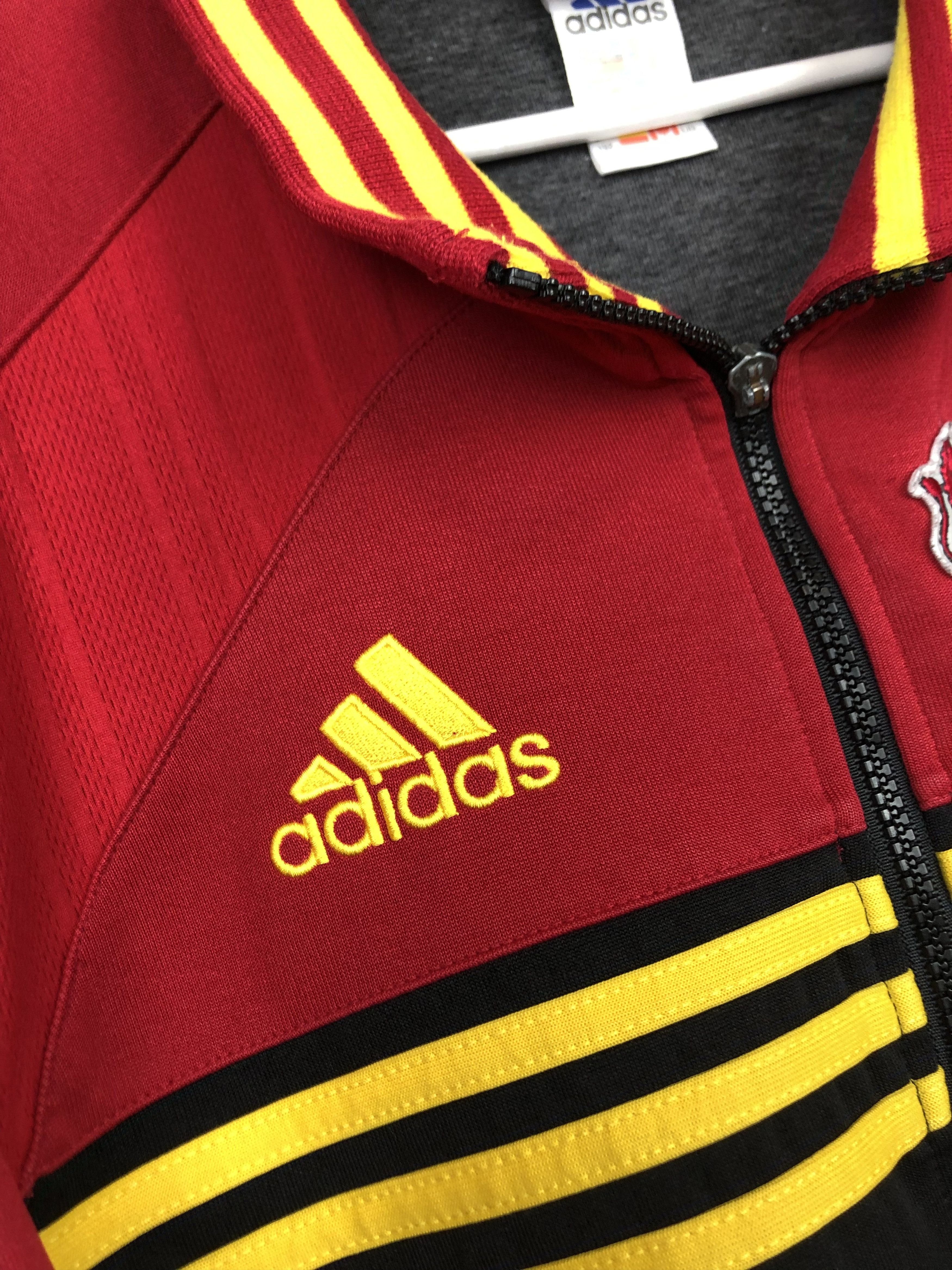 Adidas Vintage Adidas Bayer Leverkusen Football Jacket Soccer Track Size US L / EU 52-54 / 3 - 4 Thumbnail