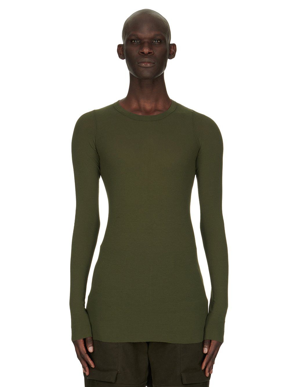 Rick Owens BNWT AW24 RICK OWENS "PORTERVILLE" RIB LS T TSHIRT FOREST S Size US S / EU 44-46 / 1 - 1 Thumbnail