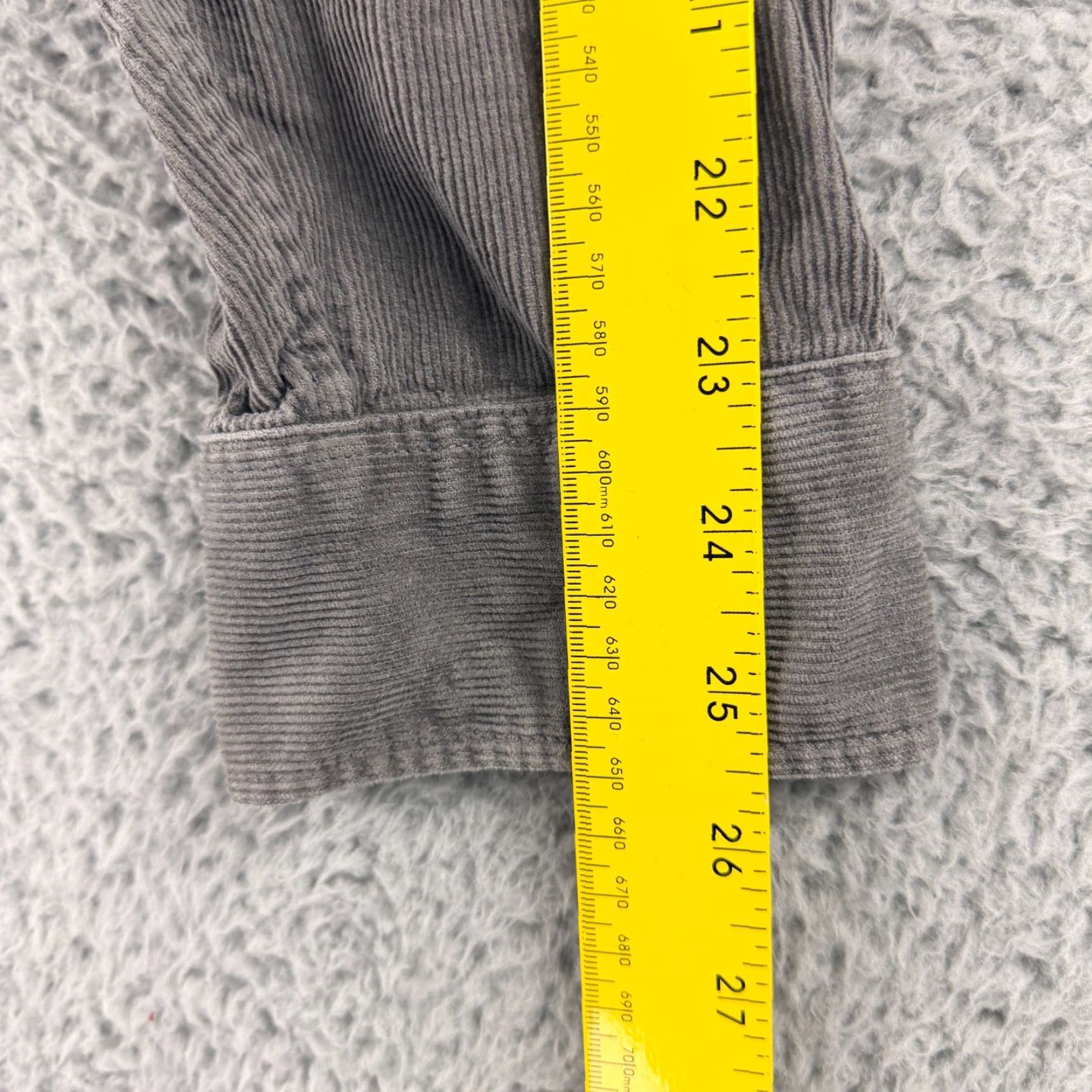 Madewell Madewell Button-Down Shirt Mens XXL Gray Corduroy Long Sleeve Casual Shirt Size US XXL / EU 58 / 5 - 7 Thumbnail