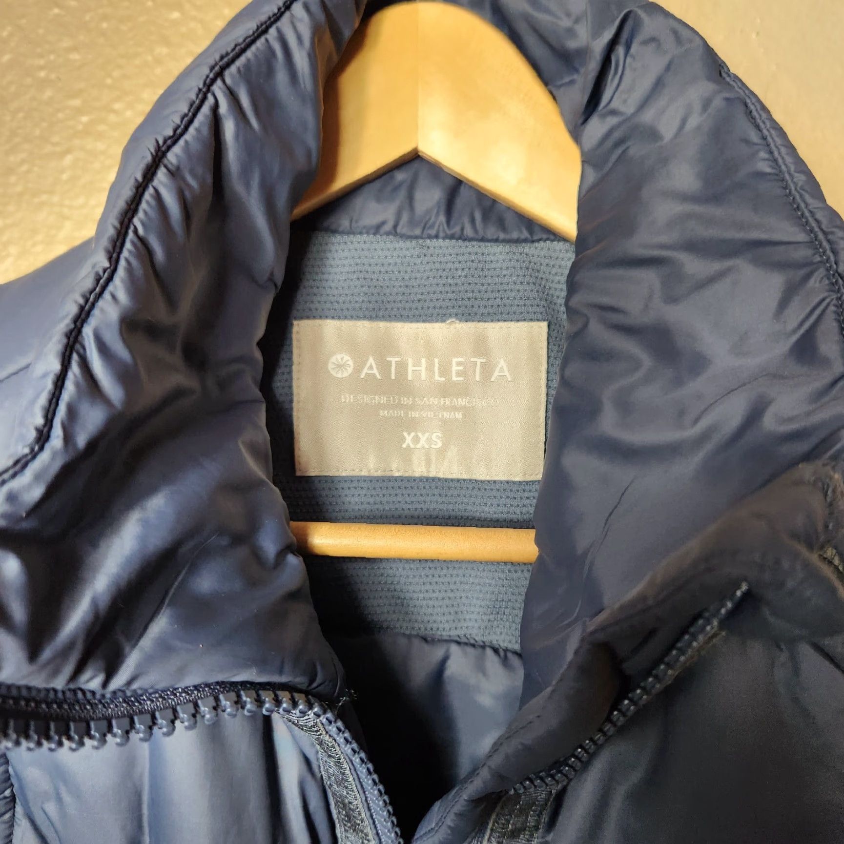 Athleta Athleta Rock Ridge Slate Blue Quilted PrimaLoft Full Zip Vest-Size XXS Size XXS / US 00 / IT 34 - 2 Thumbnail
