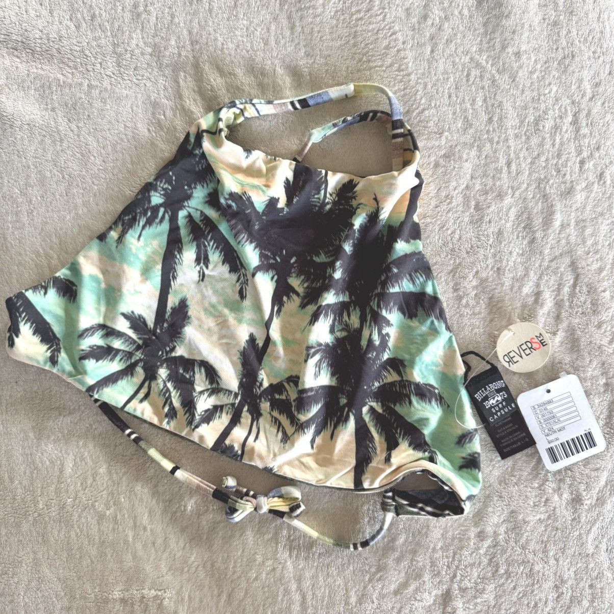 Billabong Billabong Reversible Halter Bikini Top Size L / US 10 / IT 46 - 2 Thumbnail