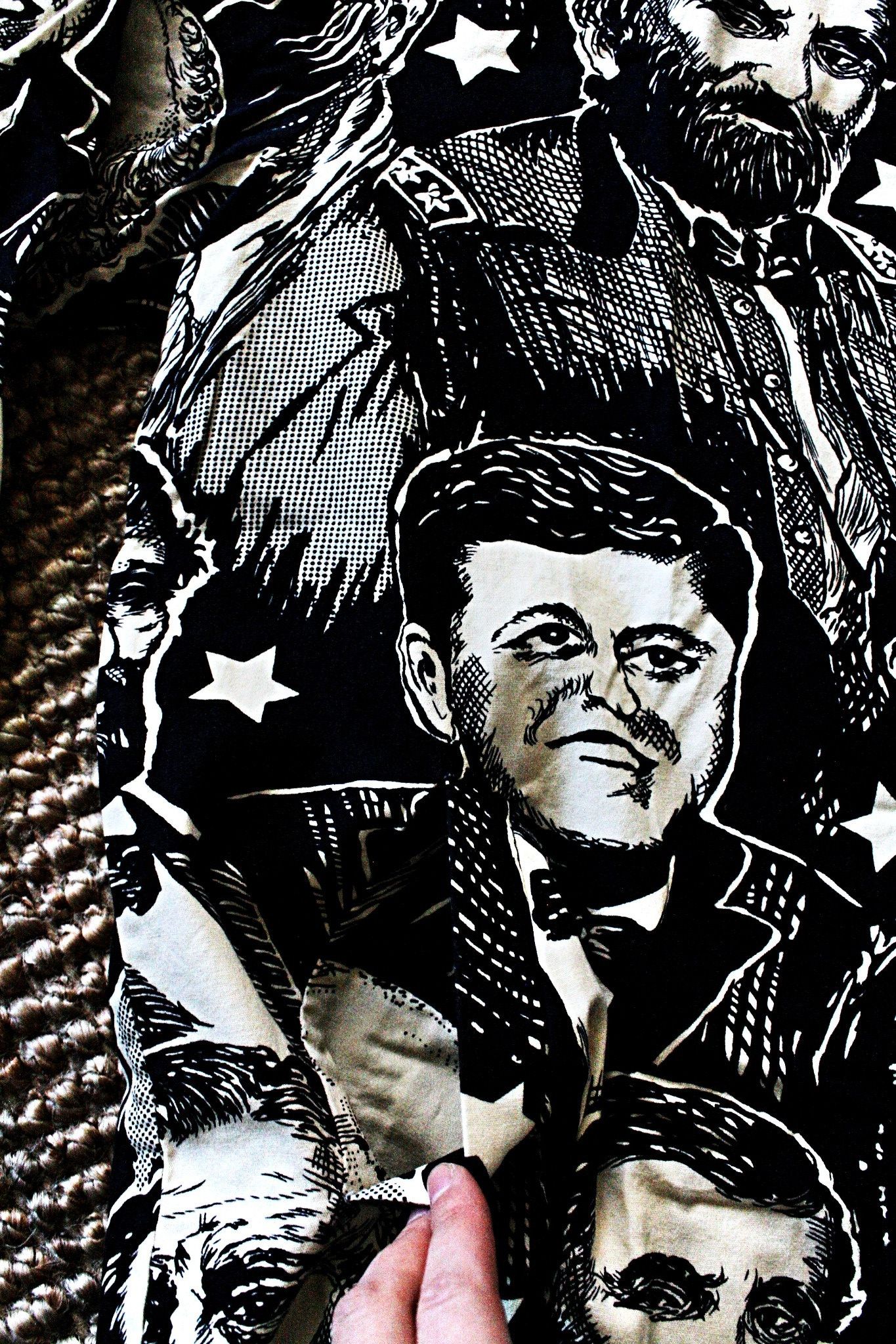 Other Rare Woodcut US Presidents All-Over Print Shirt Jacket Size US XS / EU 42 / 0 - 5 Thumbnail
