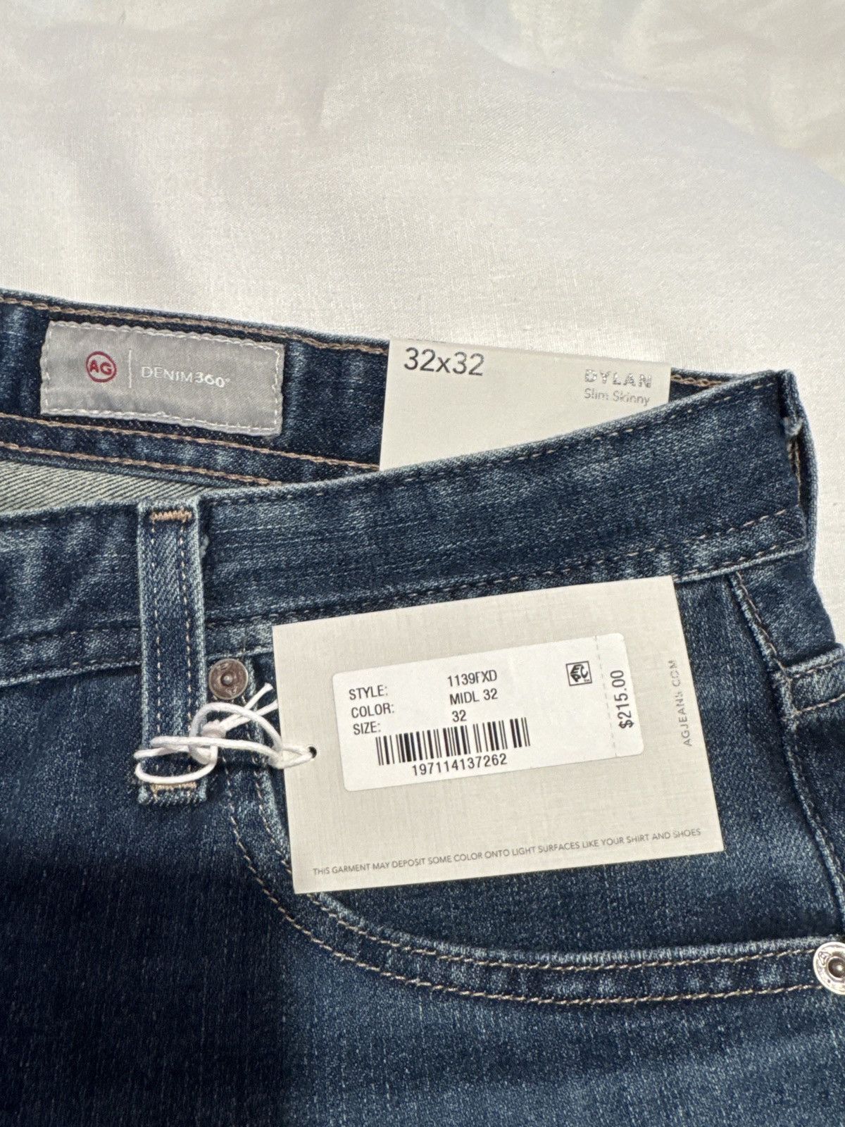 AG Adriano Goldschmied AG denim 360 jeans Size US 32 / EU 48 - 2 Thumbnail