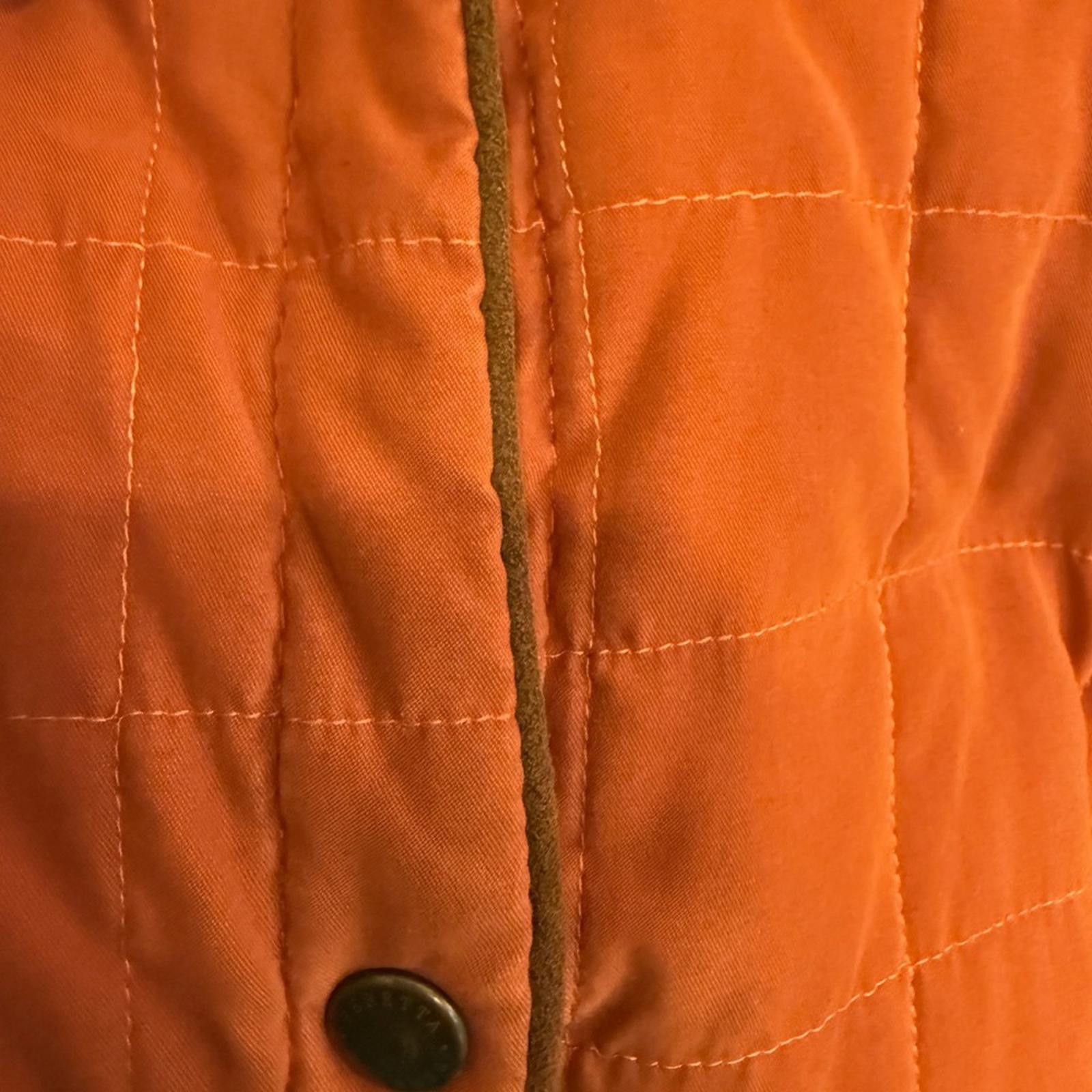 Beretta Beretta Women's Vintage Quilted Chore Coat Burnt Orange Sz L Size L / US 10 / IT 46 - 3 Thumbnail