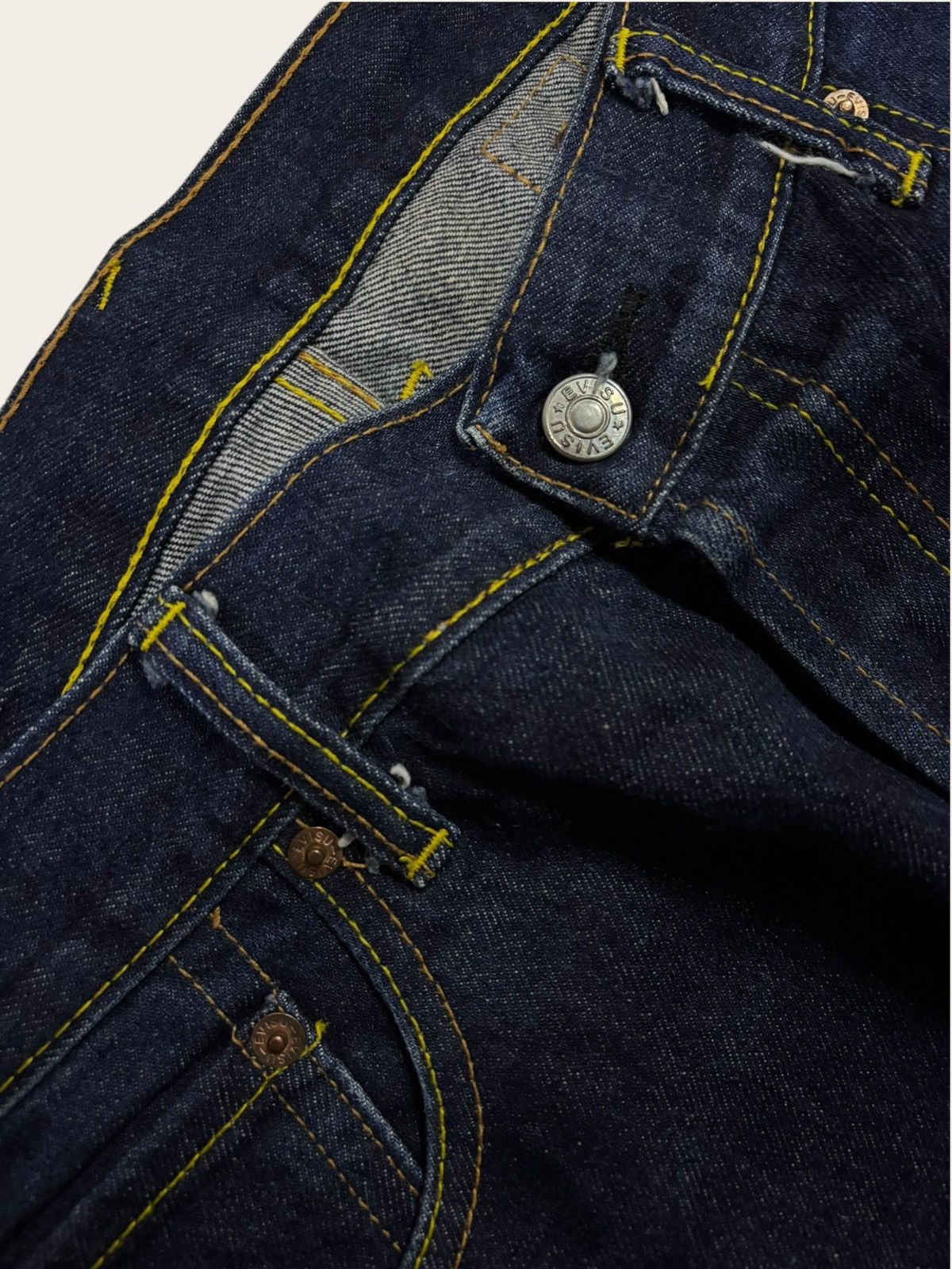Evisu Japan Evisu No 2 Lot 2007 Buckle Back Jeans Size US 36 / EU 52 - 5 Thumbnail