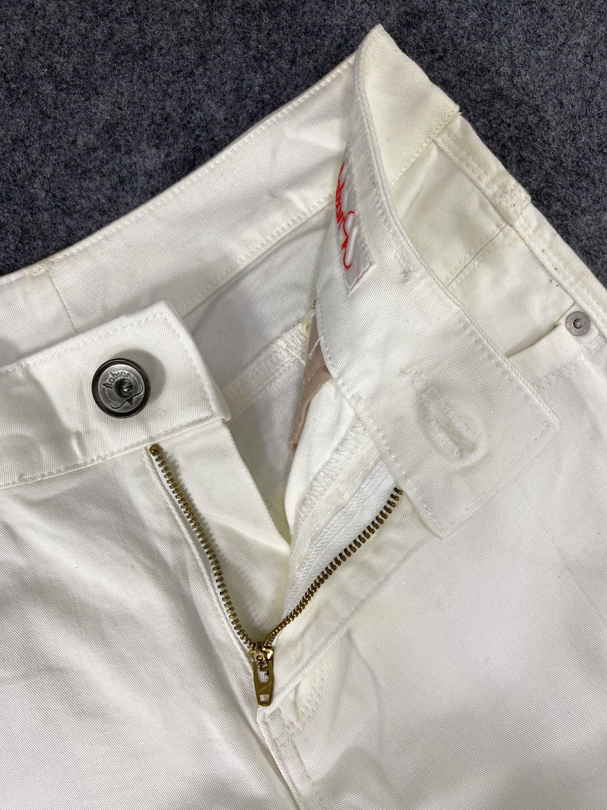 If Six Was Nine × Japanese Brand × Le Grande Bleu (L.G.B.) Bobson Flare white Jeans - J1122 Size US 27 - 8 Thumbnail