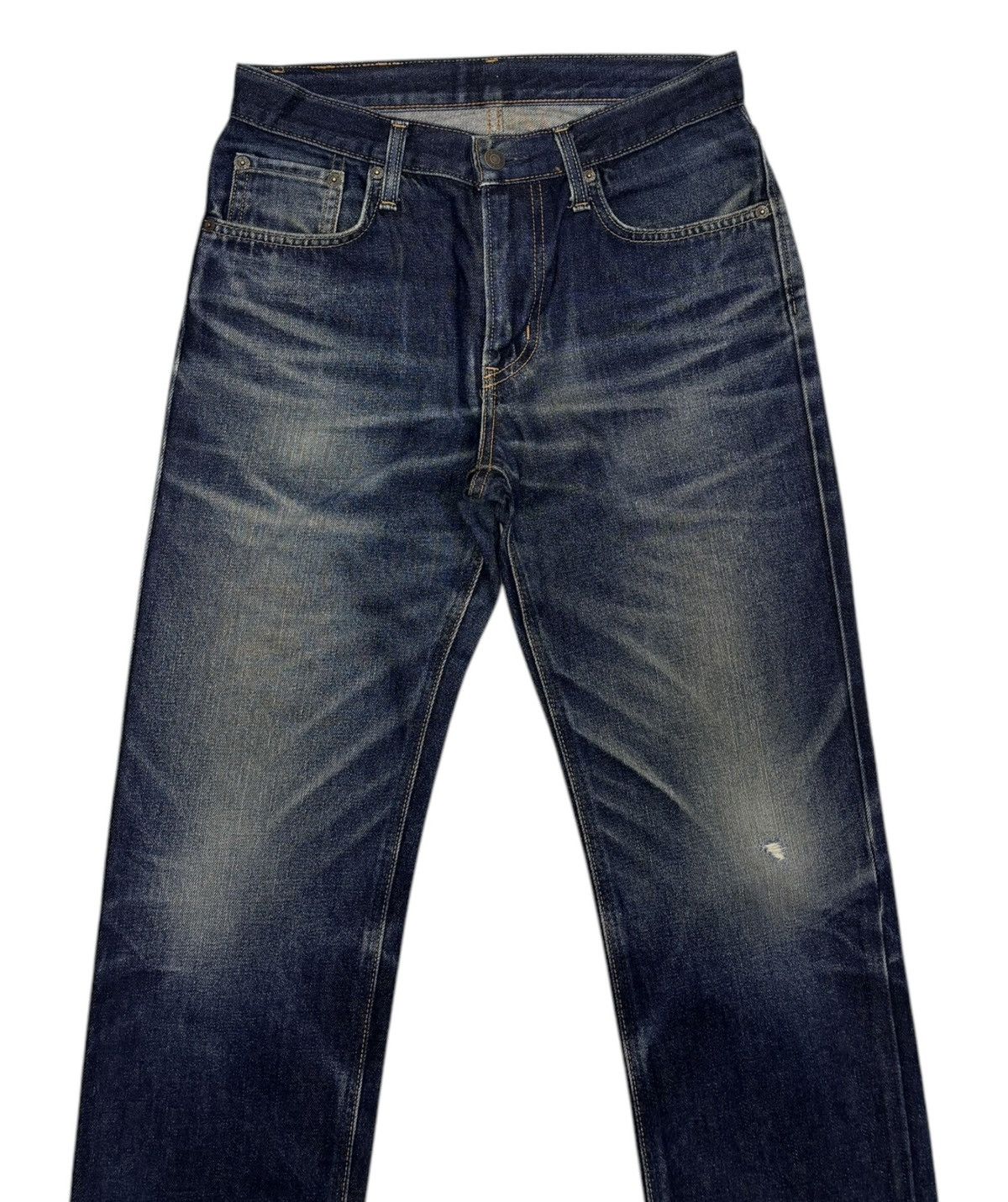 Kapital 🔥EDWIN JAPAN NO.403 JAPAN BLUE DISTRESSED DENIM JEAN Size US 30 / EU 46 - 5 Thumbnail