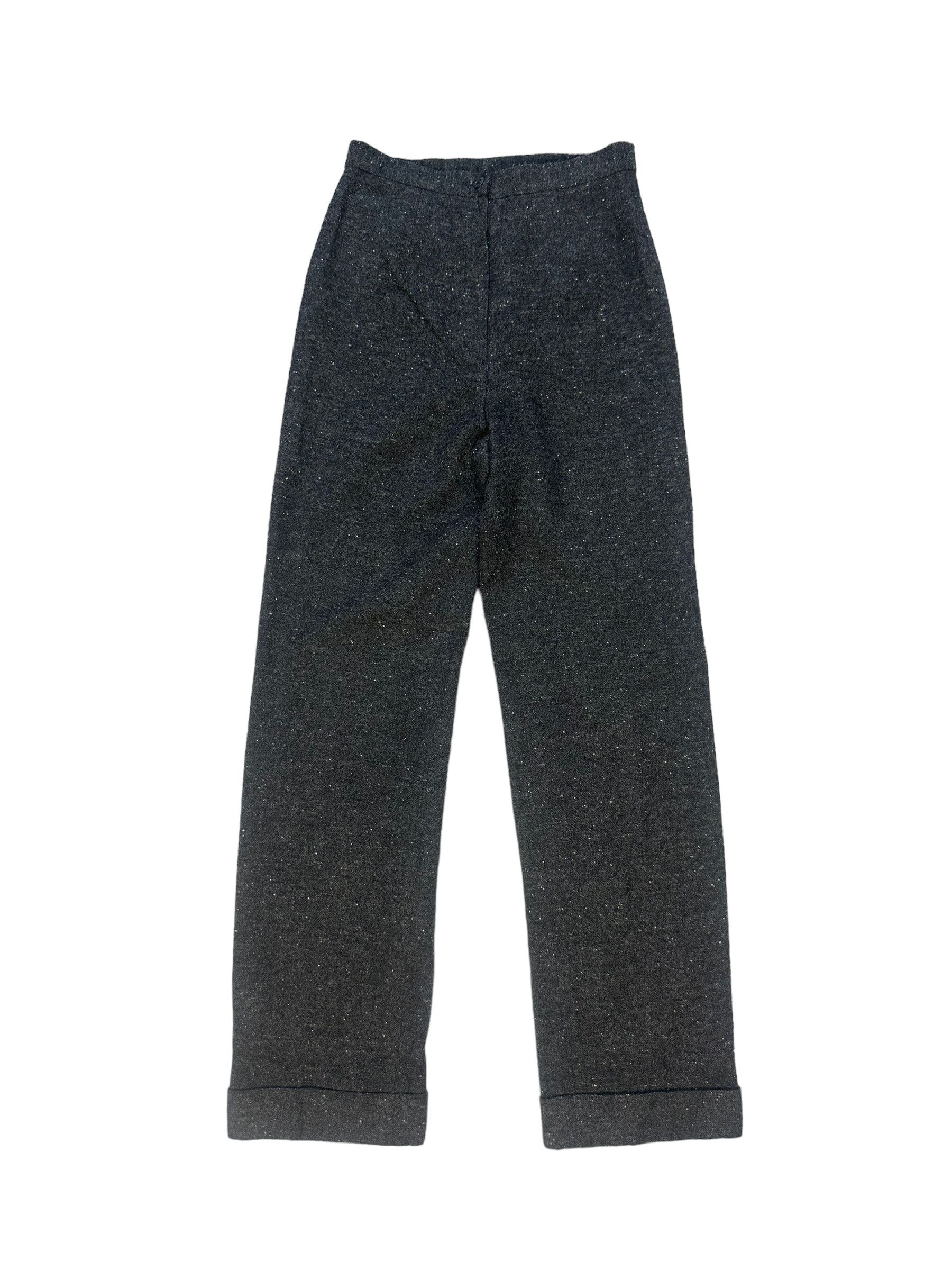 Valentino VAL BY VALENTINO WOOL TROUSERS / CASUAL PANT #7921-190 Size 26" / US 2 / IT 38 - 1 Thumbnail
