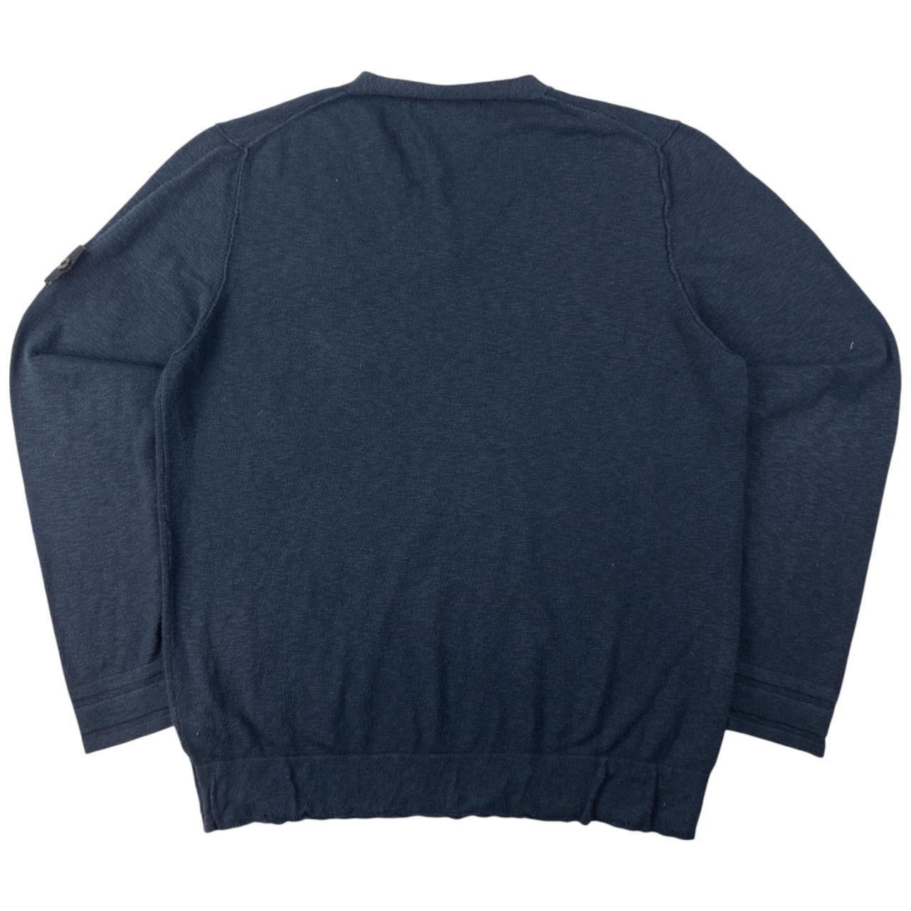 Stone Island Vintage Stone Island V Neck Jumper Size M Size US XL / EU 56 / 4 - 2 Thumbnail