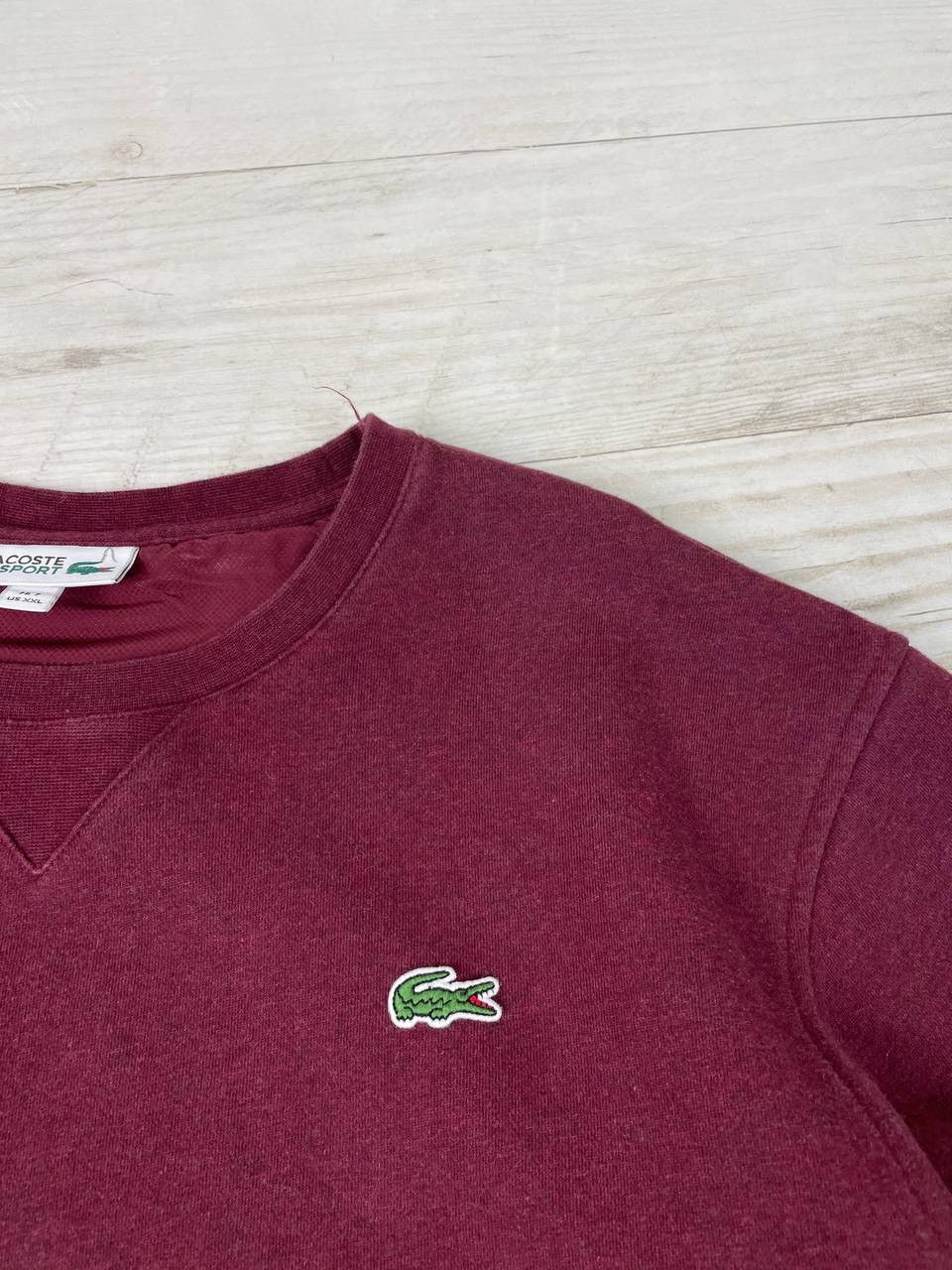 Lacoste Lacoste Sport Sweatshirt Men Size 2XL Burgundy Size US XXL / EU 58 / 5 - 4 Thumbnail