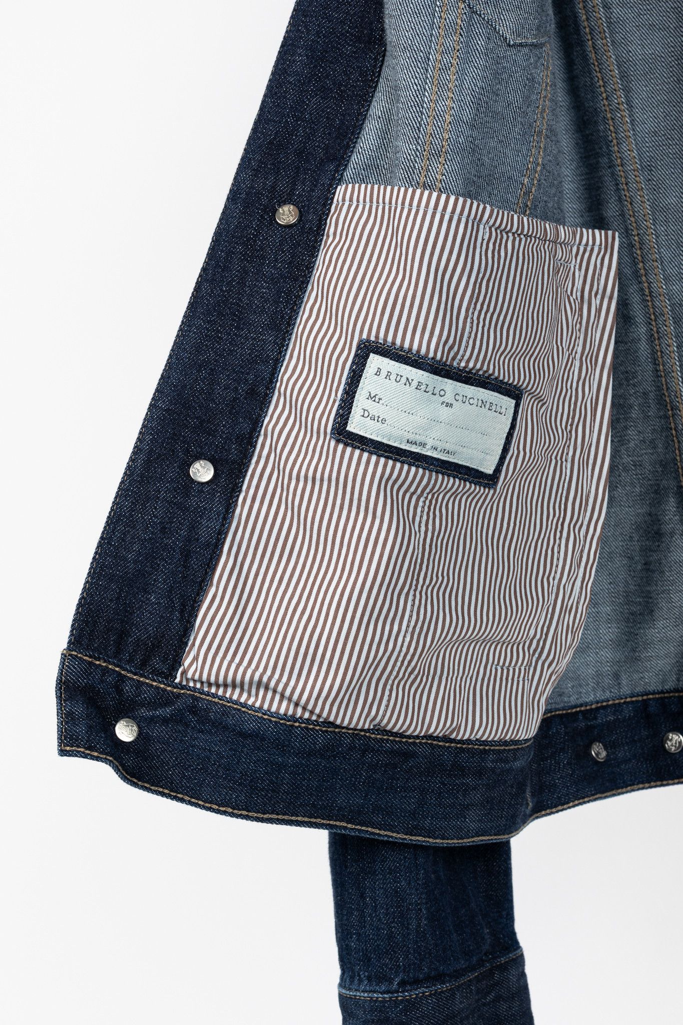 Brunello Cucinelli Brunello Cucinelli SS/22 Blue Cotton-Denim Jean Jacket Size US XS / EU 42 / 0 - 12 Thumbnail