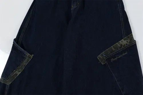 VIBE Men's loose wide-leg scimitar jeans with patch pockets Size US 34 / EU 50 - 6 Thumbnail