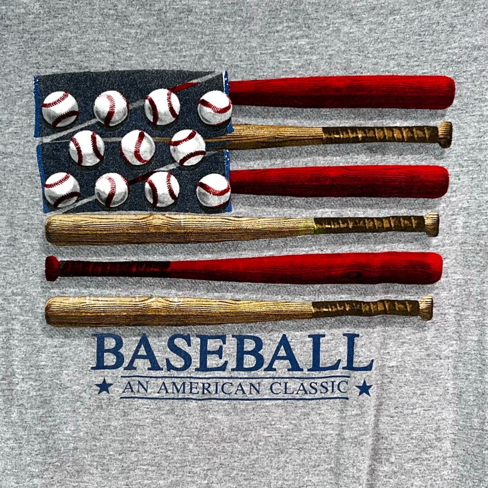 Gildan Gildan Mens Baseball T-Shirt XXL Graphic Classic 100% Cotton Beige Gray Short Sleeve Crew Neck Shirt Mens Size US XXL / EU 58 / 5 - 2 Thumbnail