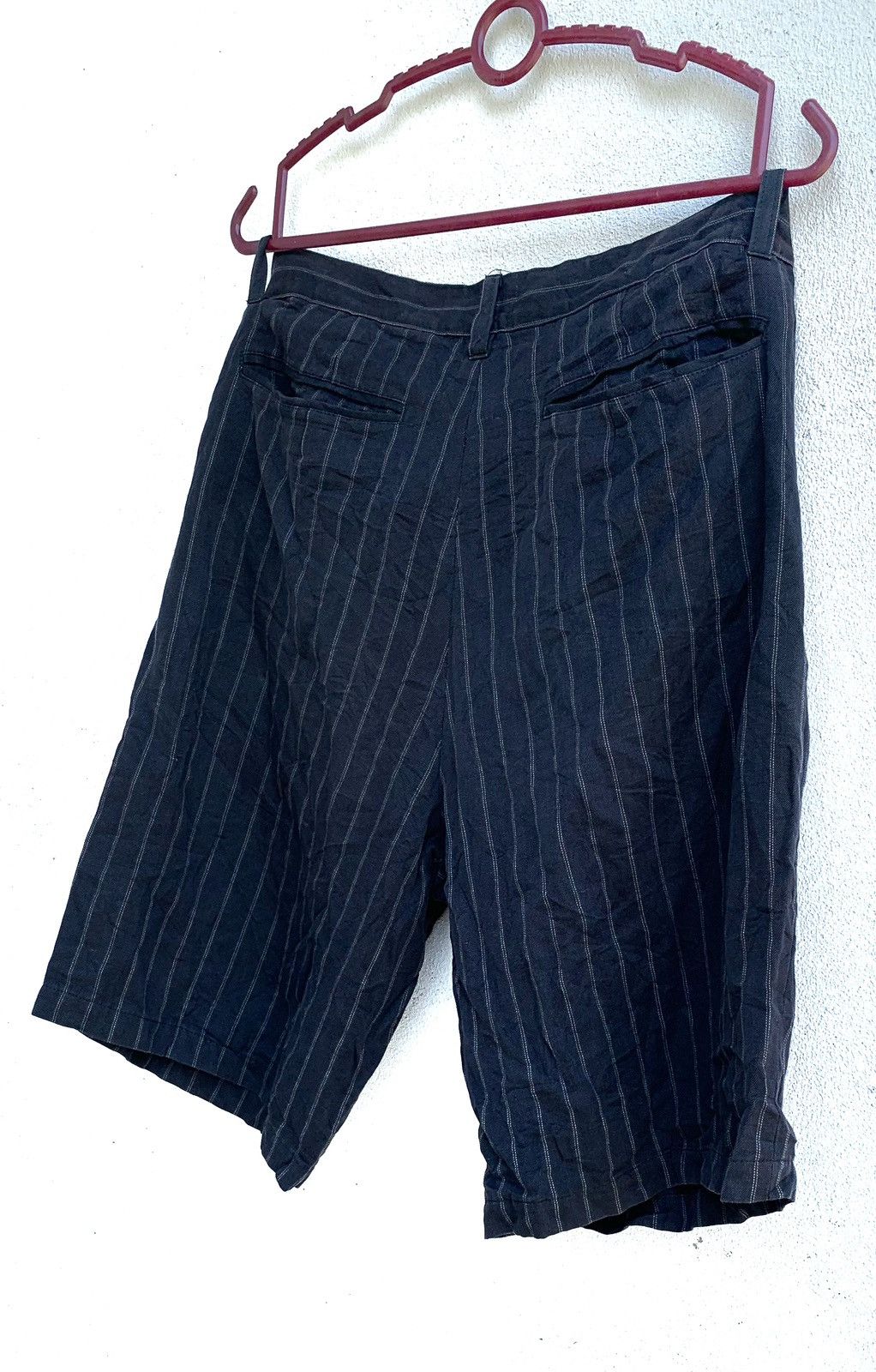 Issey Miyake Vintage SUNAOKUWAHARA Stripes Short Pants Size 29" - 4 Thumbnail