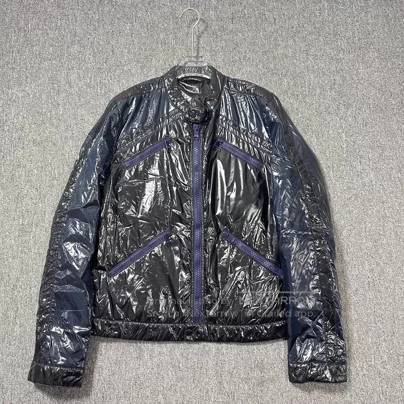 Dolce & Gabbana Dolce Gabbana Glossy Color Block Biker Down Jacket Size US L / EU 52-54 / 3 - 1 Thumbnail