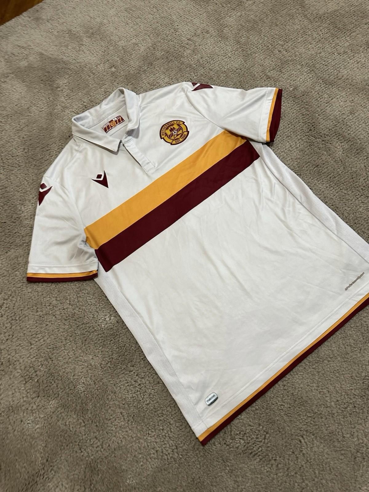 Macron MOTHERWELL 2019/20 HOME FOOTBALL SHIRT SOCCER JERSEY MACRON Size US XL / EU 56 / 4 - 3 Thumbnail