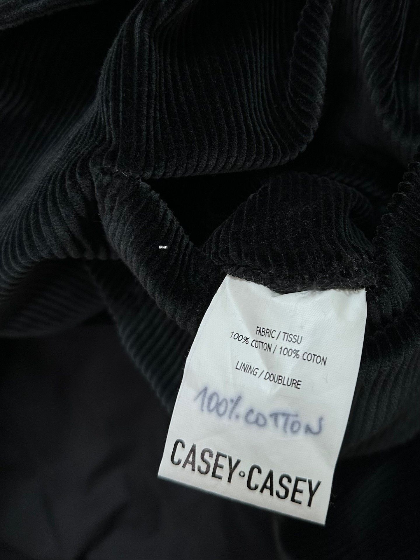 Casey Casey Casey Casey Black Corduroy Blazer Size US S / EU 44-46 / 1 - 7 Thumbnail