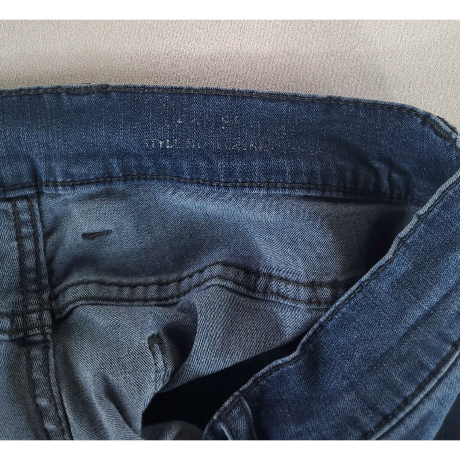 Vintage Mugsy Lake Shore Blue Jeans Mens 33x33 Blue Stretch Straight Regular 33 Inseam Mens Size US 33 - 4 Thumbnail
