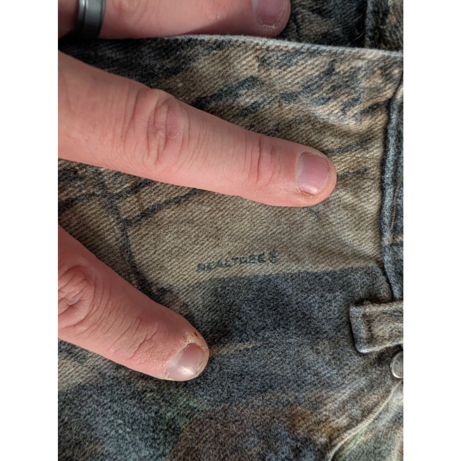 Wrangler VINTAGE Wrangler Pro Gear Realtree Camo Jeans Men 36x29 Regular Stretch 5-Pocket Camouflage Outdoors Mens Size US 36 / EU 52 - 6 Thumbnail