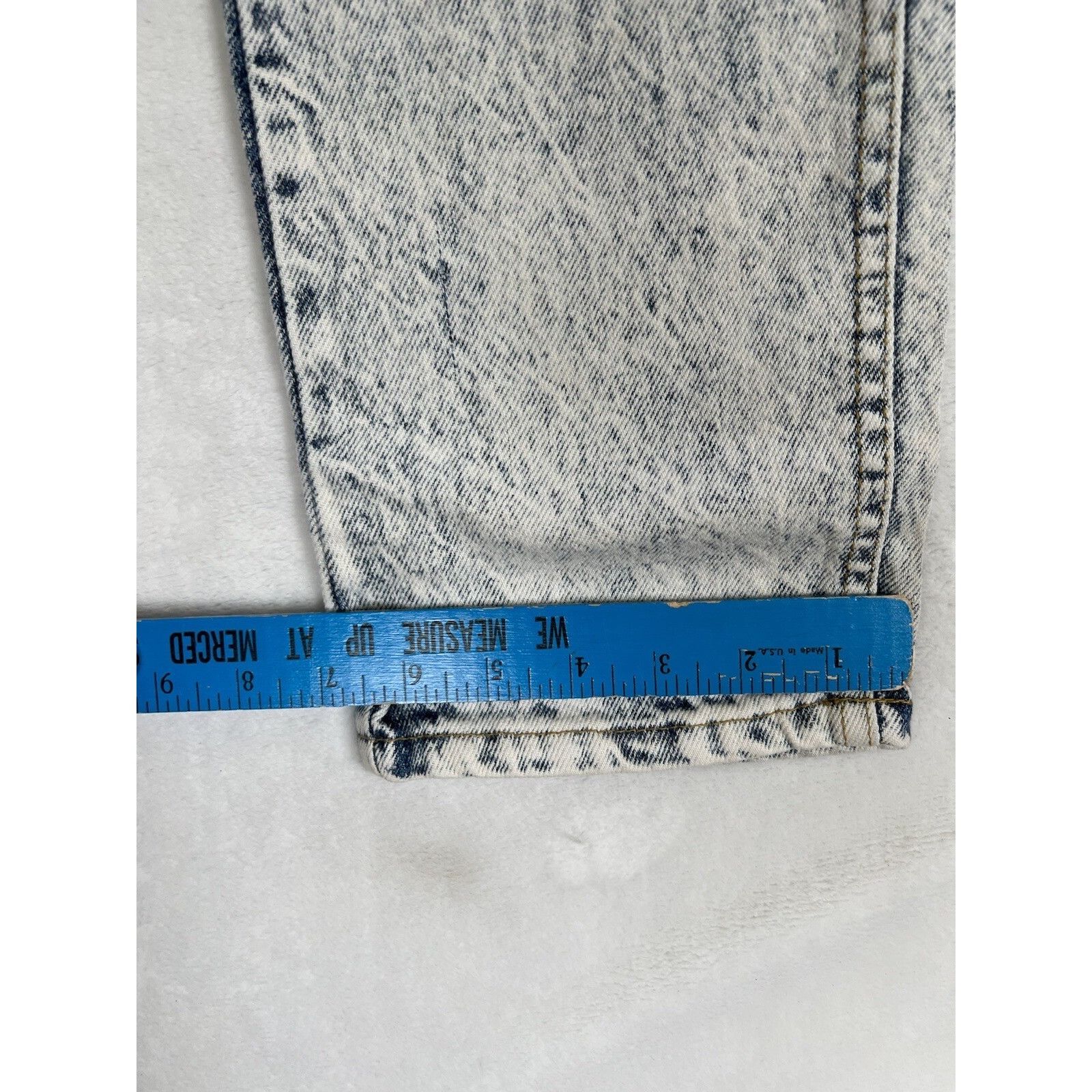 Lee Vintage Lee Acid Wash Blue Denim Jeans Size 26x30 Made In US Size 26" / US 2 / IT 38 - 8 Thumbnail