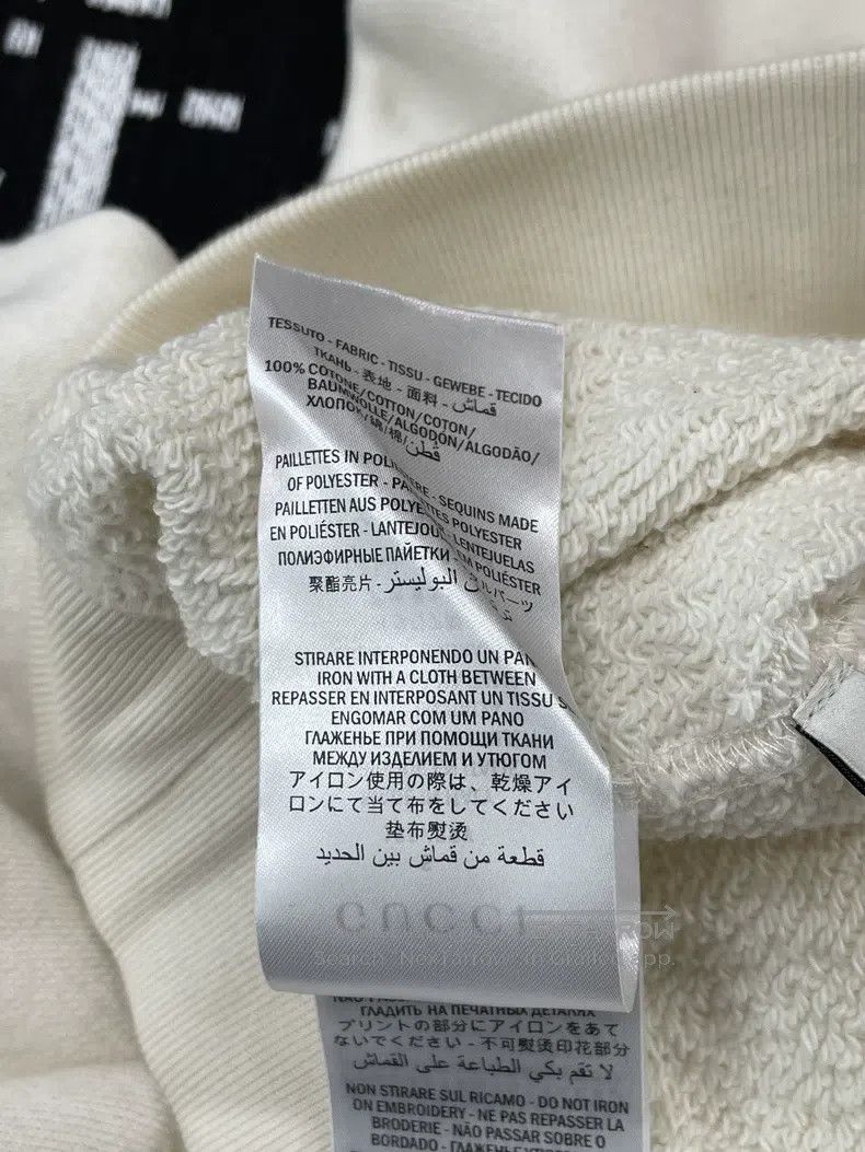 Gucci Gucci Cat sequined letter sweatshirt Size US S / EU 44-46 / 1 - 6 Thumbnail