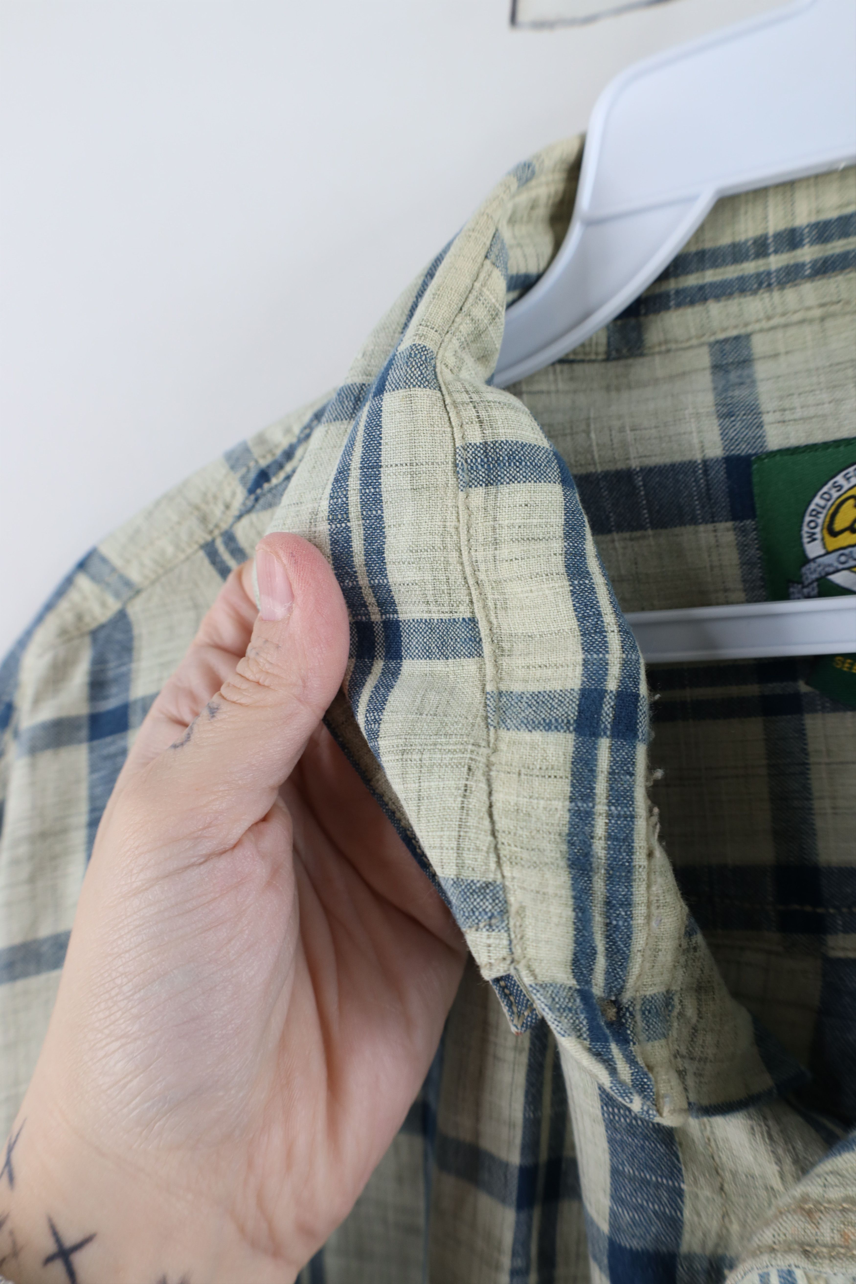 Cabelas × Vintage Vintage Cabelas Short Sleeve Collared Button Down Shirt Size US L / EU 52-54 / 3 - 10 Thumbnail
