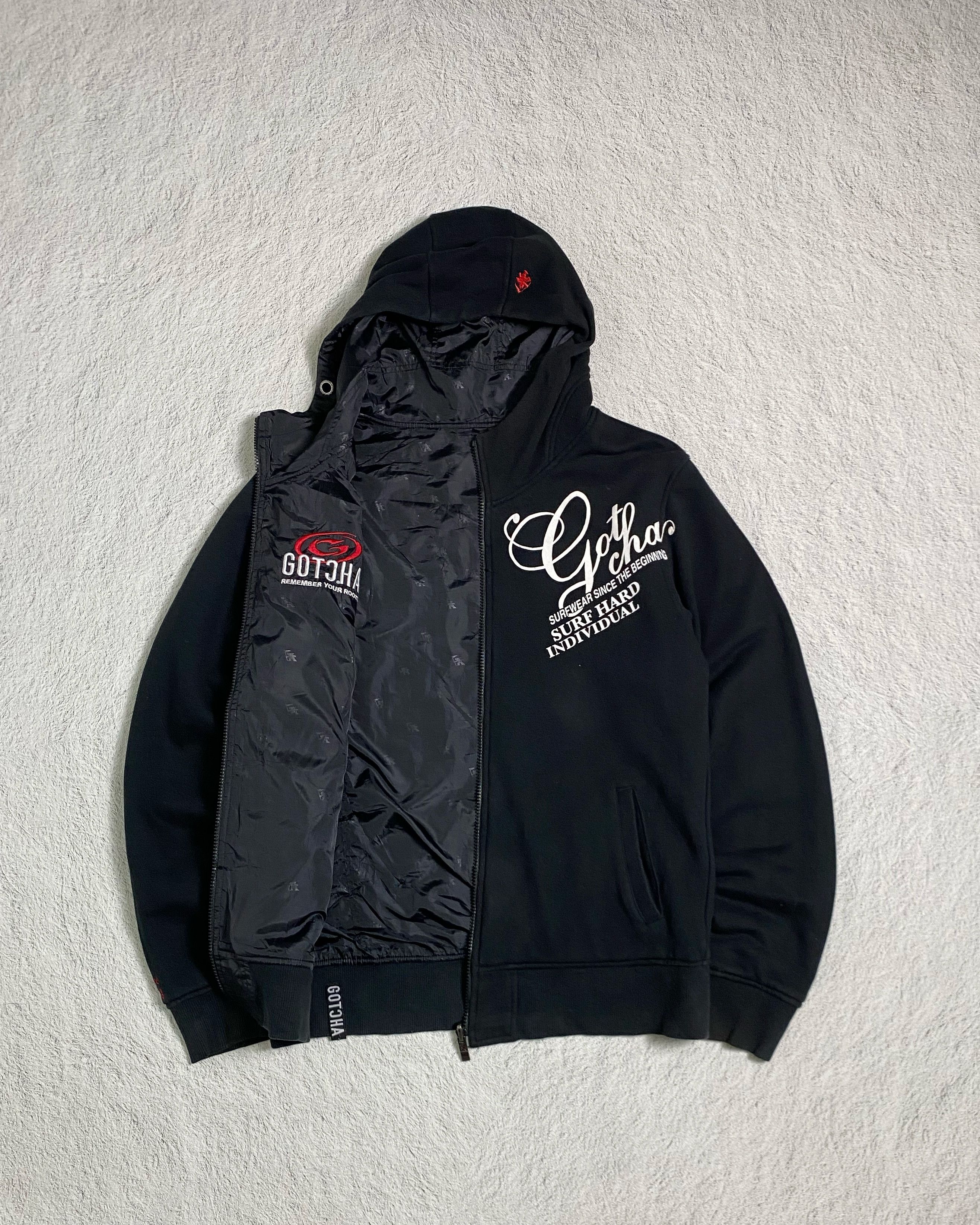 y2k Gotcha 00s reversible zip-up jacket