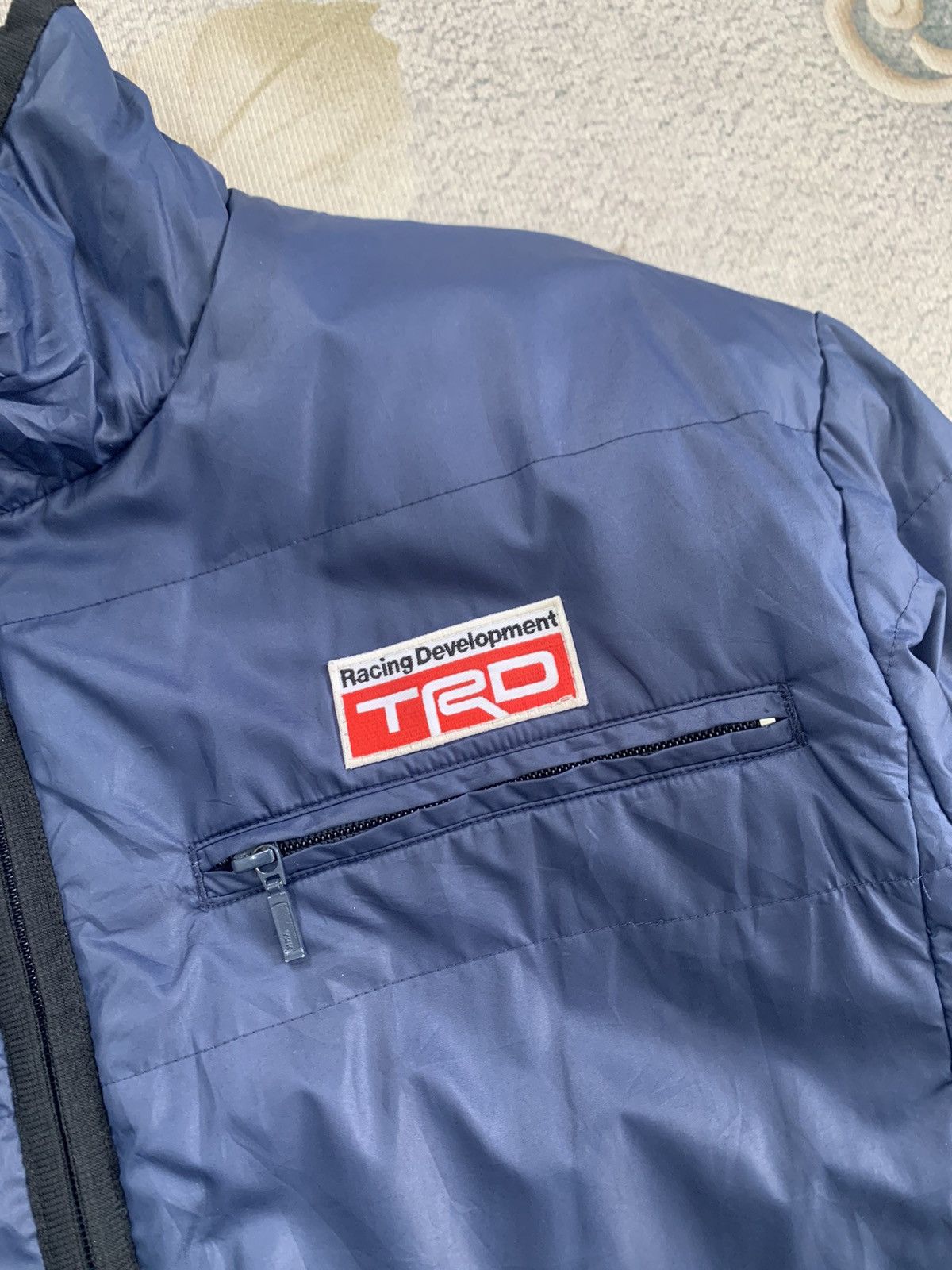 Japanese Brand Vtg TRD Thin Puffer Style Jacket Size US L / EU 52-54 / 3 - 5 Thumbnail