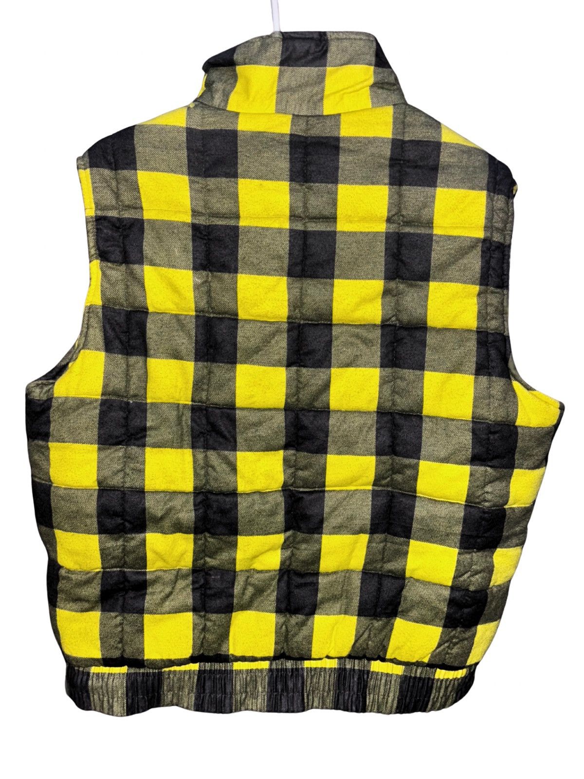 Greatland Apparel Men’s Vintage Yellow Plaid Puffy Flannel Vest Size US L / EU 52-54 / 3 - 4 Thumbnail