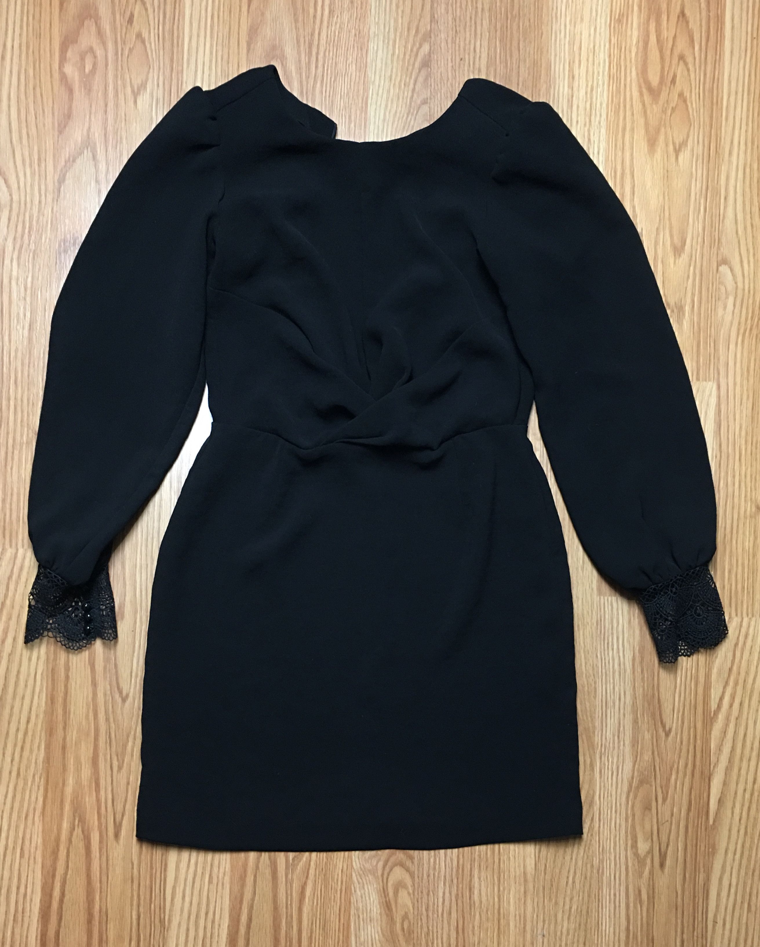 Sezane Sezane Perle Black Design Dress Size EU 34 Size XS / US 0-2 / IT 36-38 - 6 Thumbnail